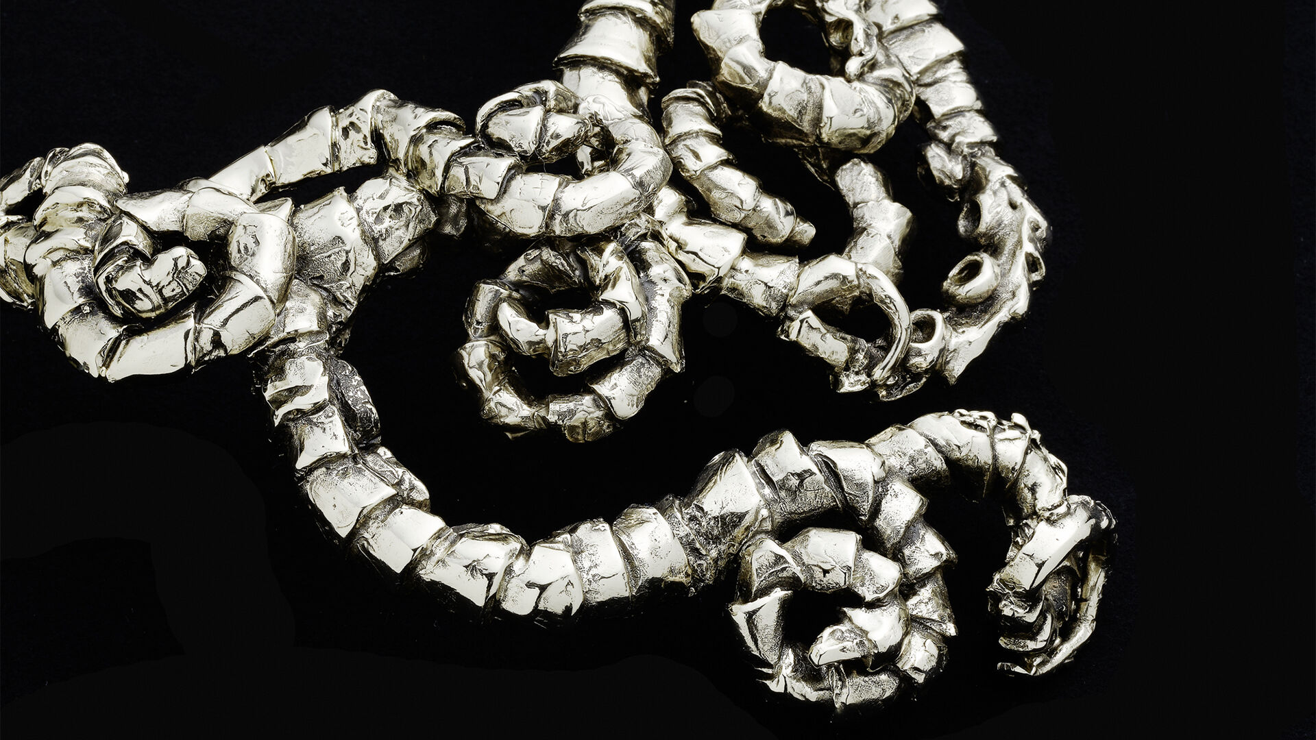 Nautilus necklace detail