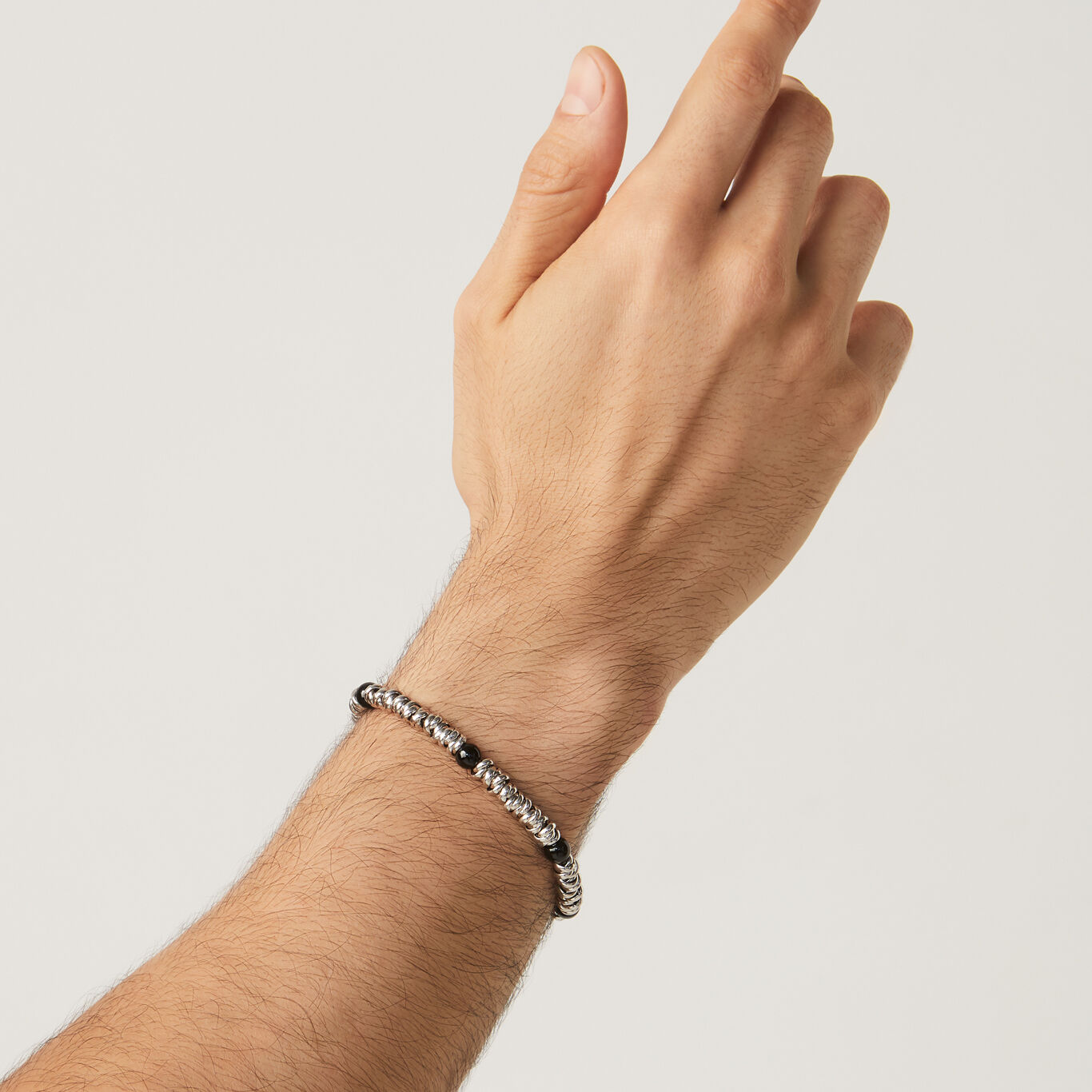 Knots And Onyx Bracelet