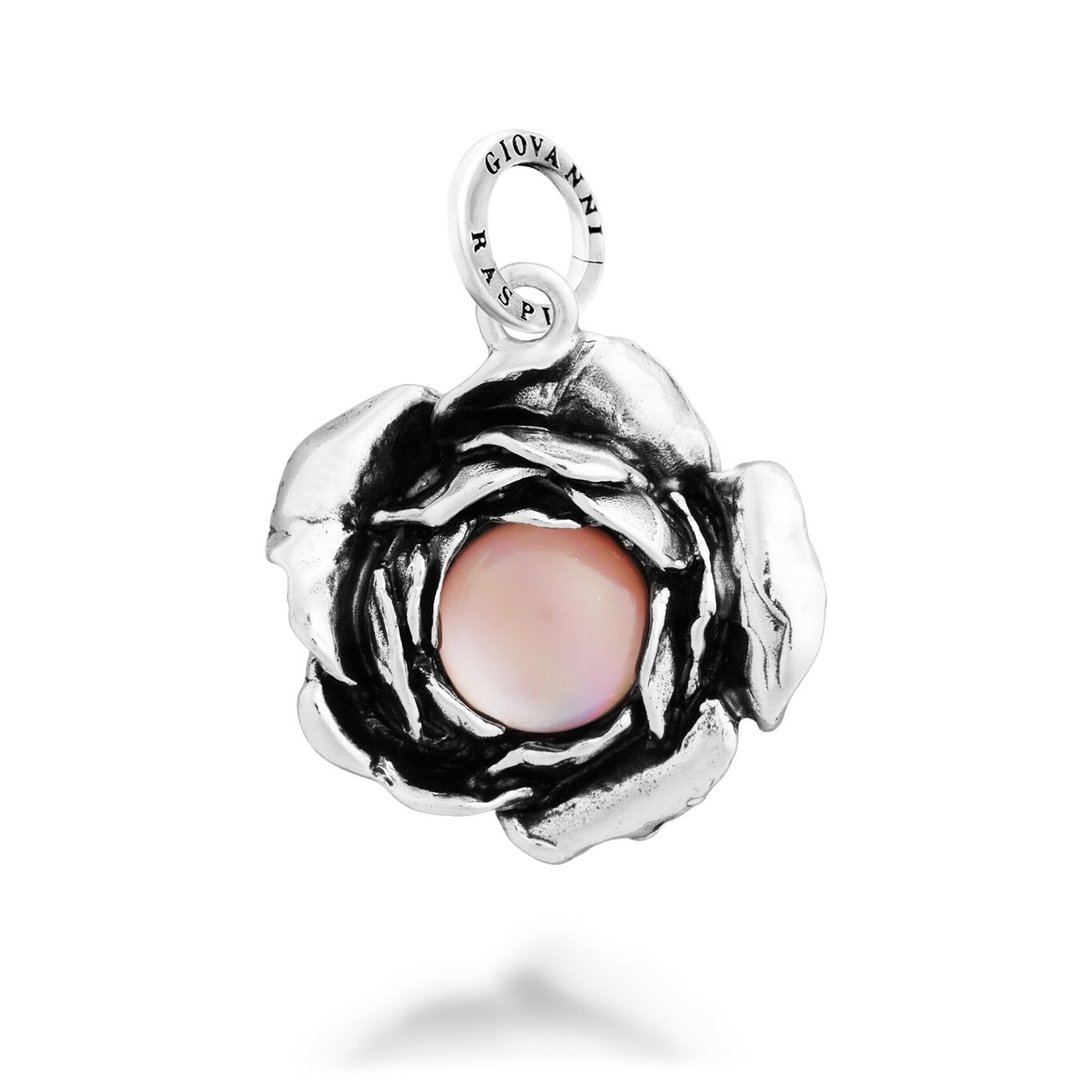 Charm Rosa Cabochon