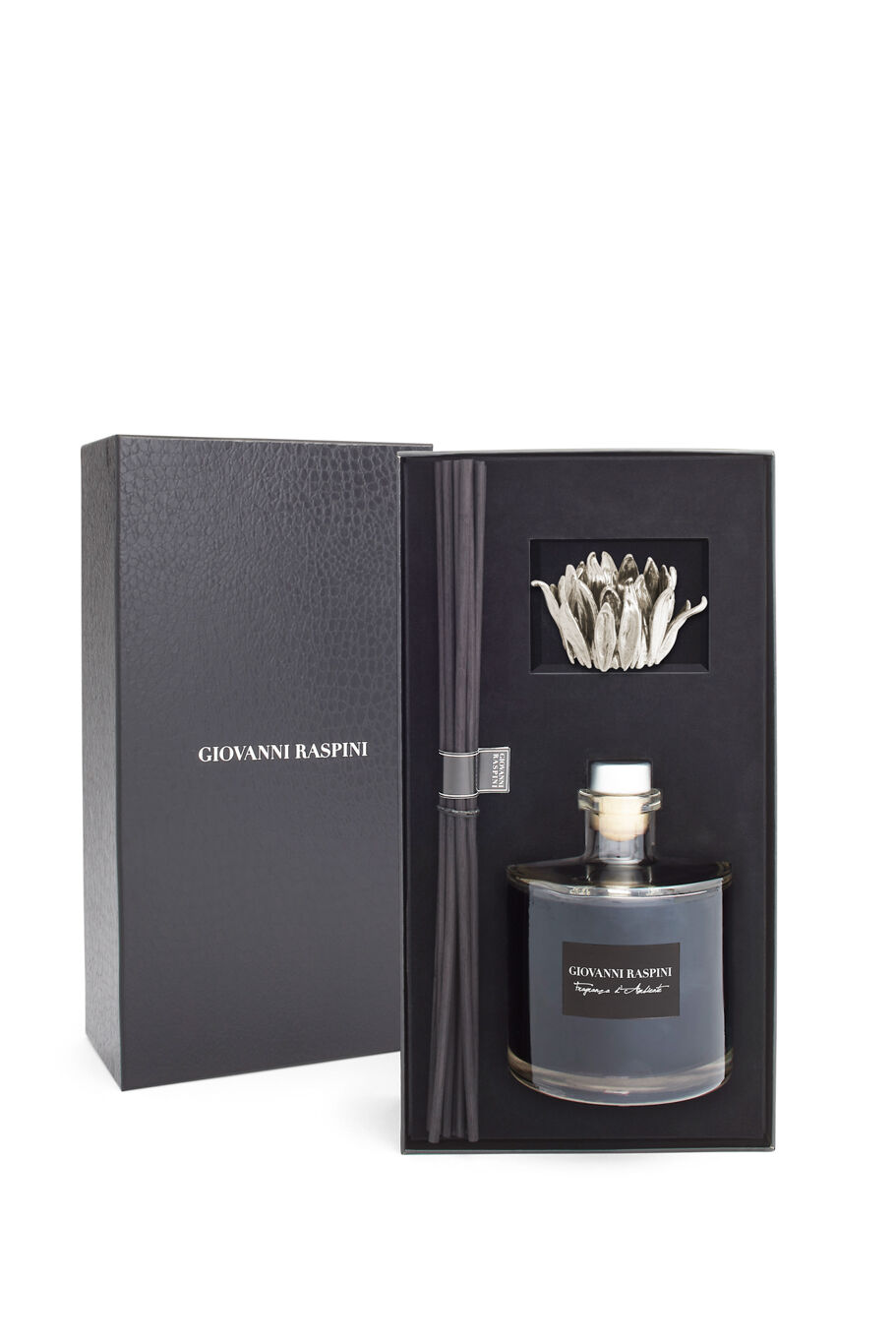 Difusor Flor De Loto, Fragancia de ambiente Nero Divino con decoraci&oacute;n de bronzobianco_image number 3_Giovanni Raspini