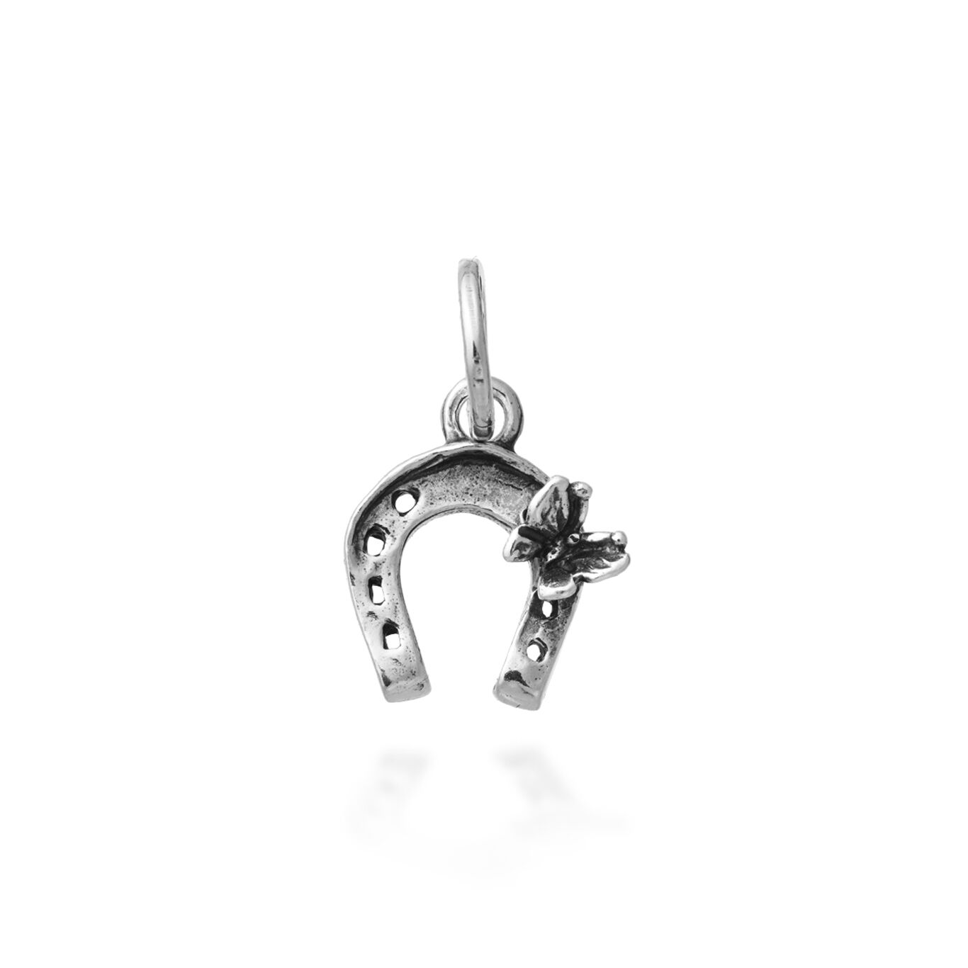 Horshoe Butterfly Charm