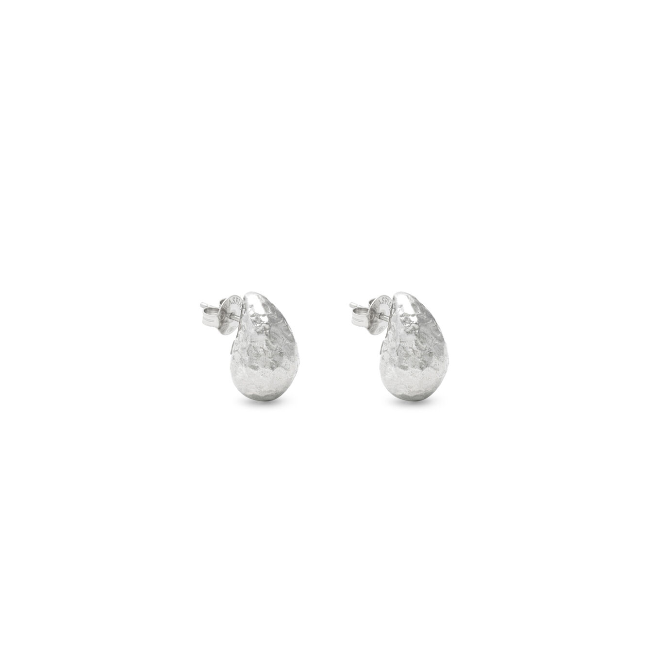 Hammered Droplet Small Earrings