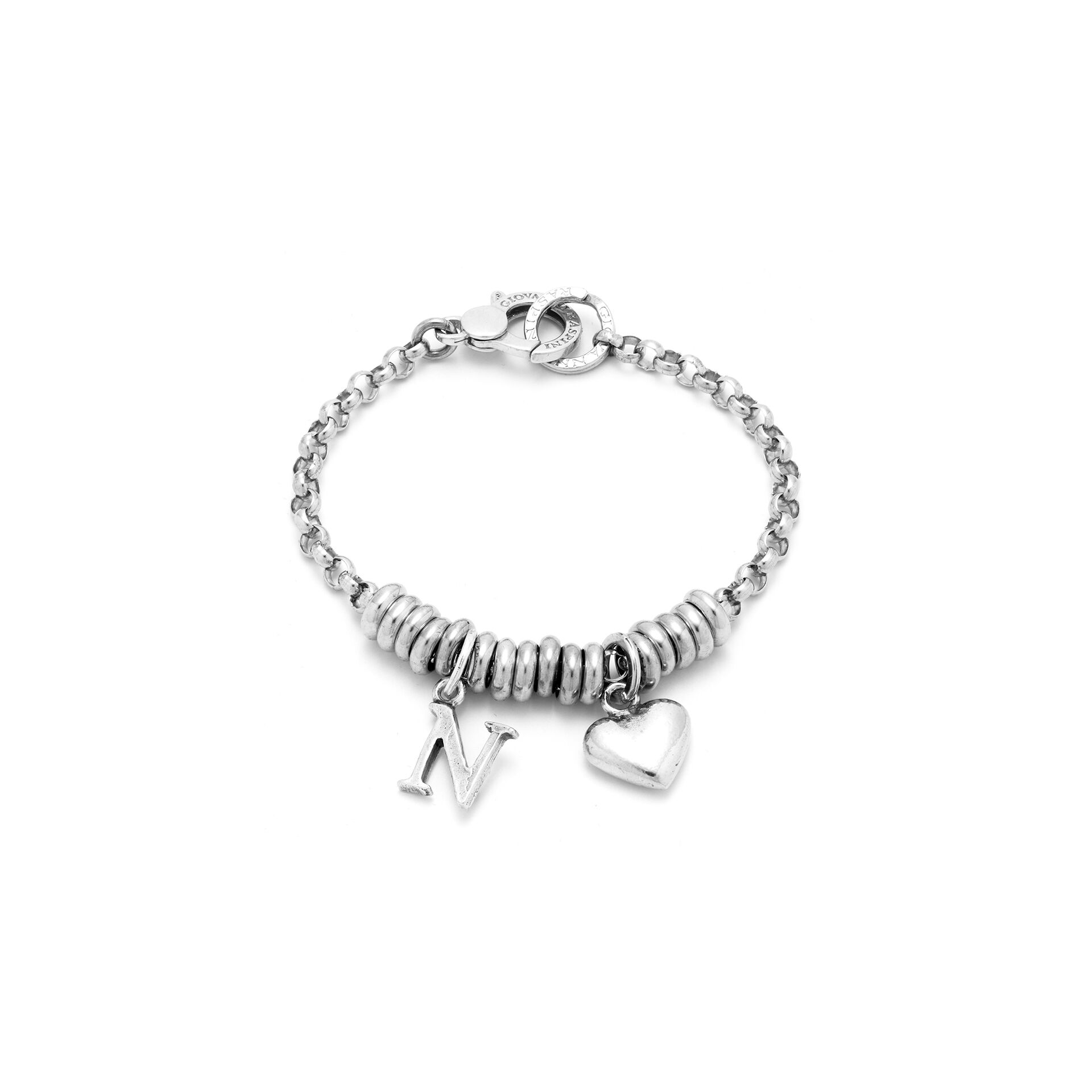 Bracelet Coeur avec Lettre N image number 0