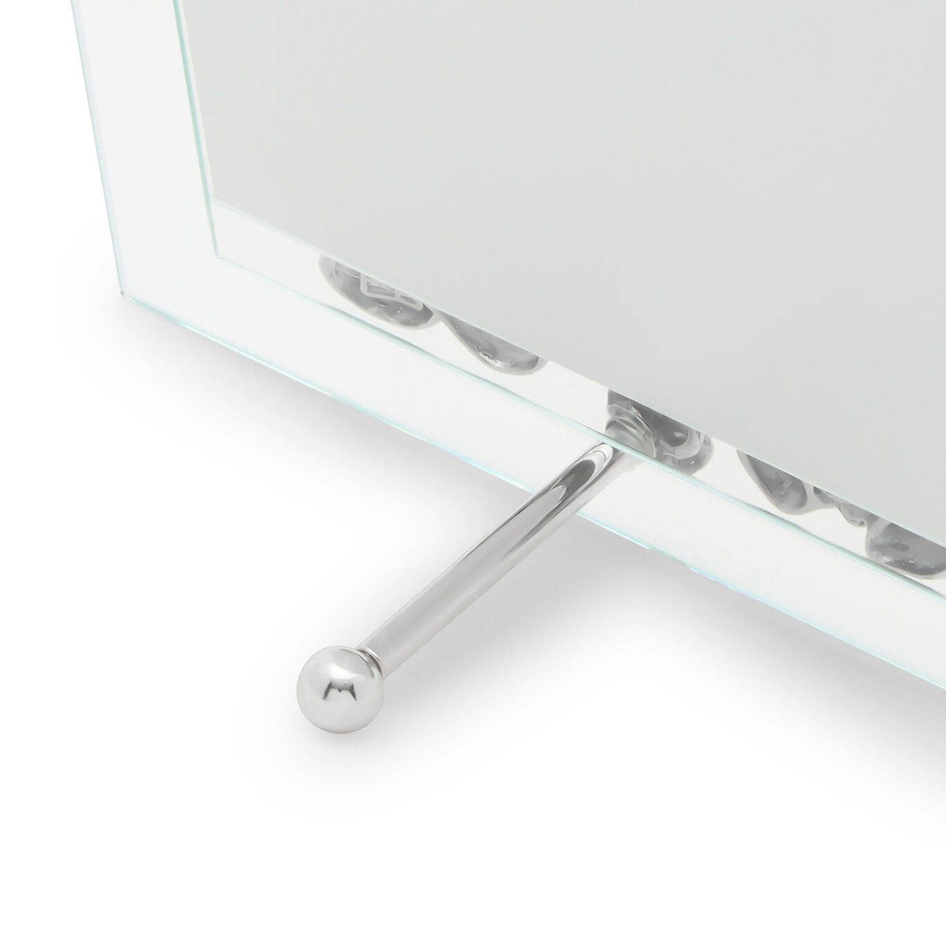 Perlage Hearts Light Frame, Bevelled glass and silver frame_image number 2_Giovanni Raspini