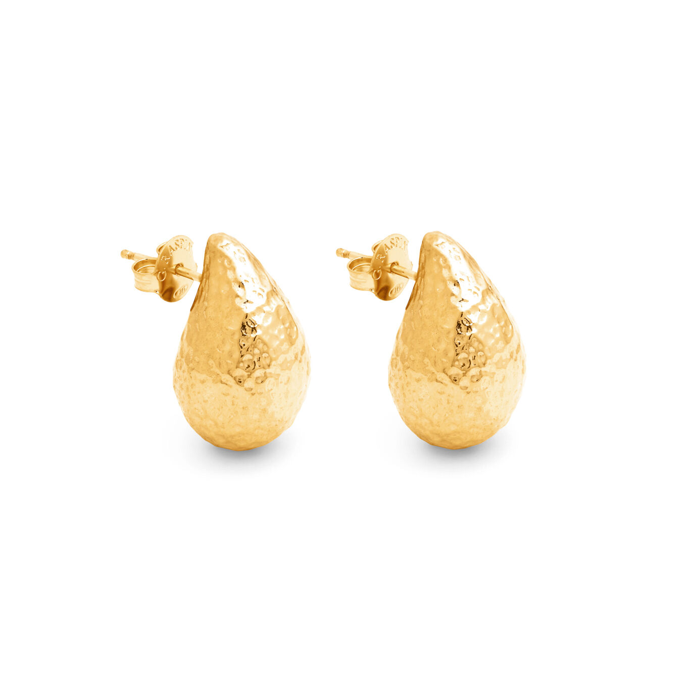 Hammered Droplet Earrings