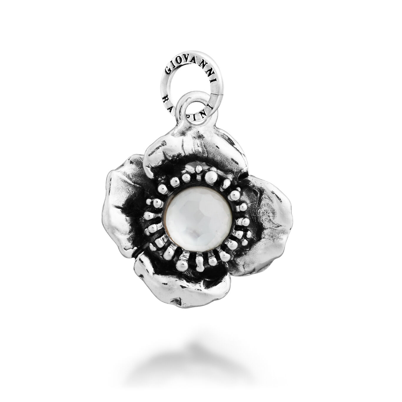 Cabochon Camellia Charm