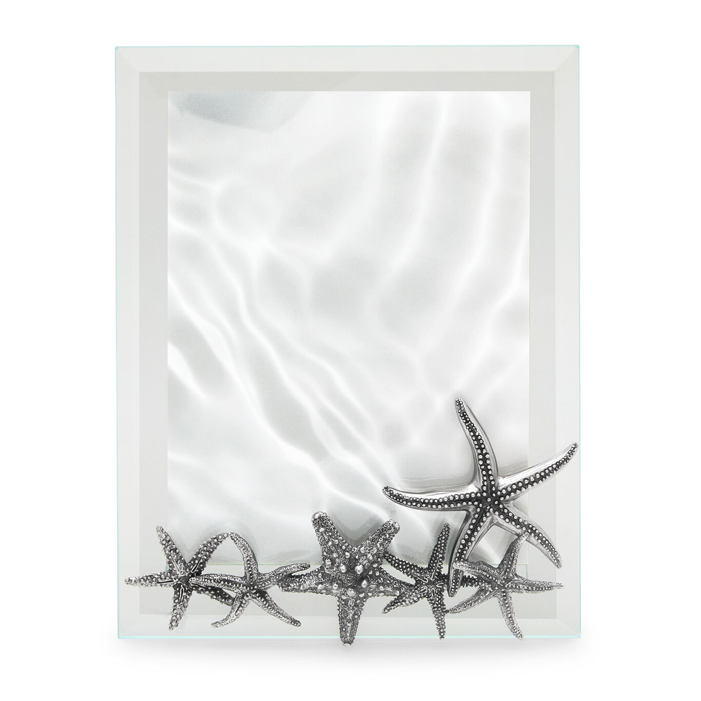 Licht-Rahmen Seesterne Gross, Bilderrahmen aus Silber und geschliffenem Glas_image number 0_Giovanni Raspini