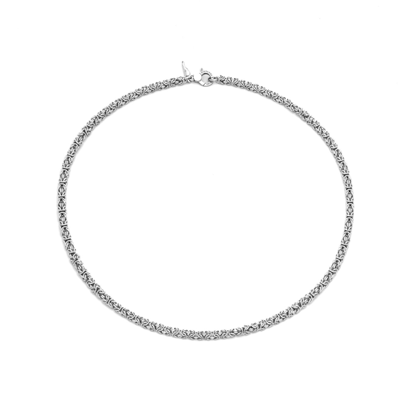 Byzantine Mini Mini Necklace, Necklace in Sterling Silver_image number 0_Giovanni Raspini