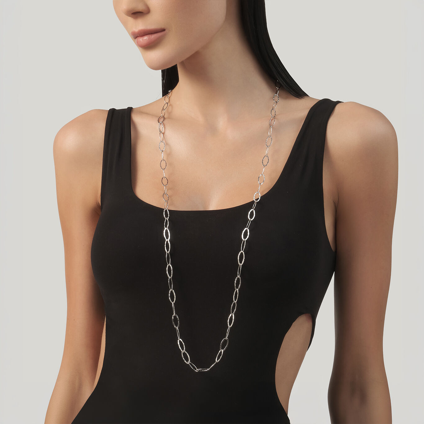 Hammered Links Necklace