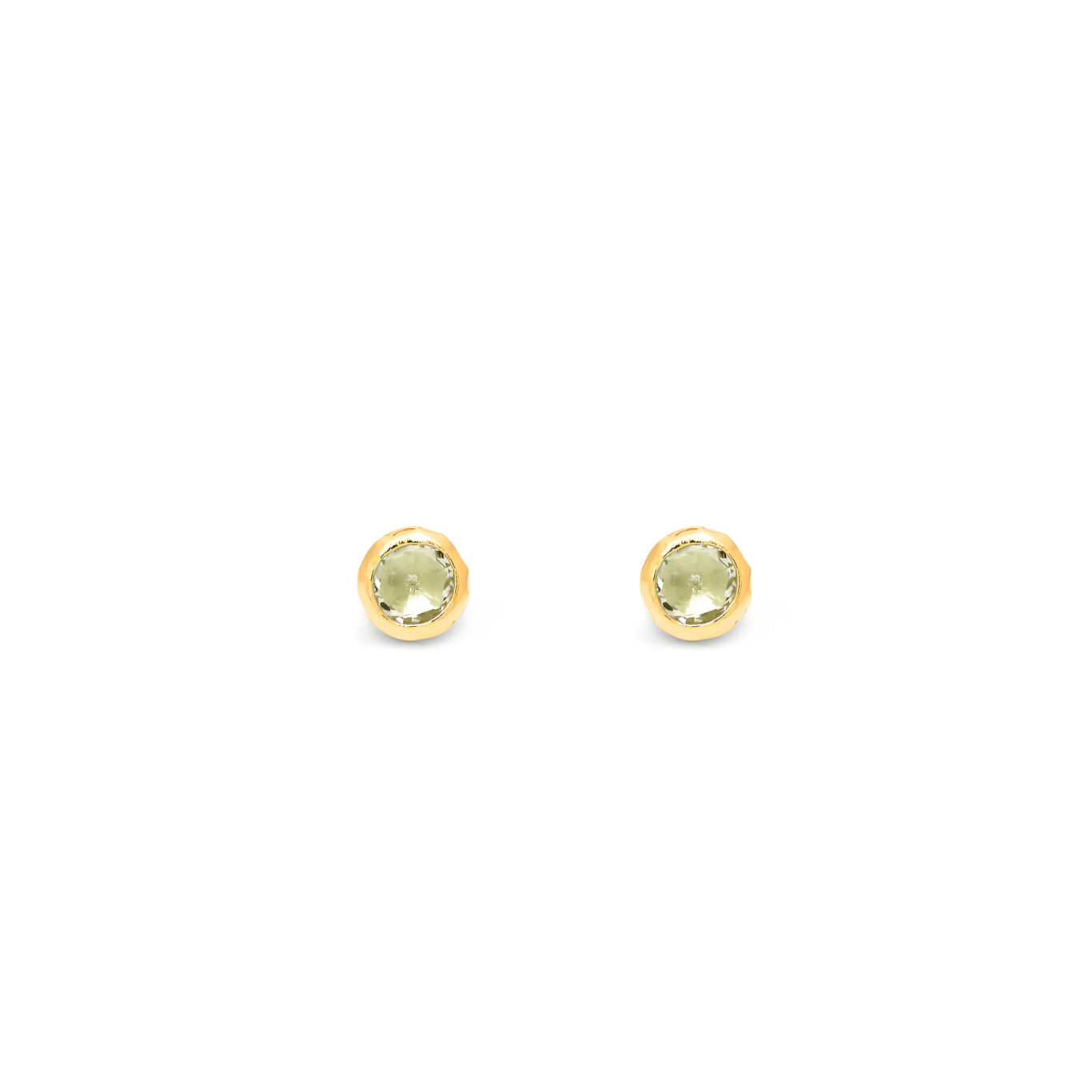 Lime Green Loop Small Loop Earrings