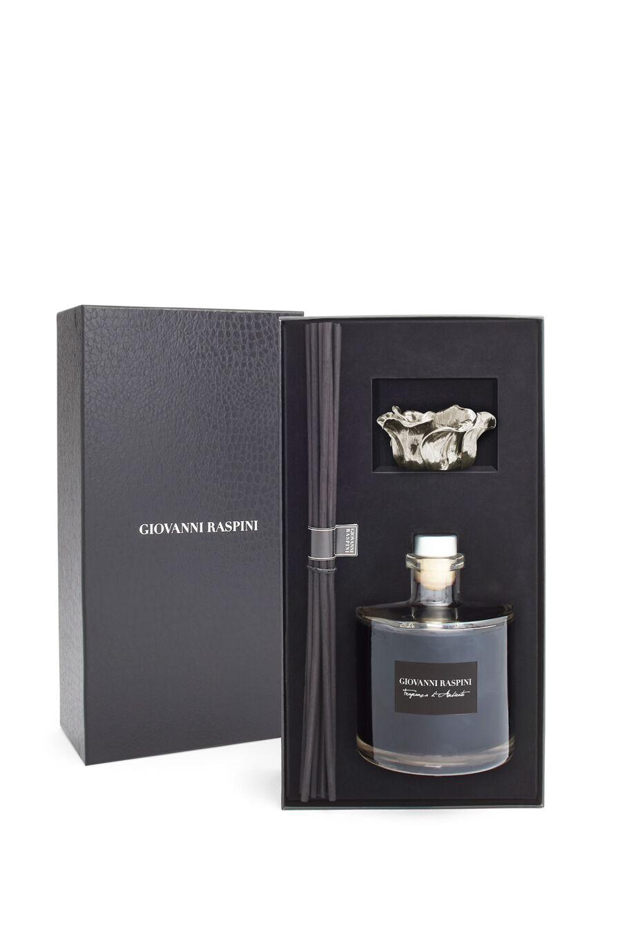Flower Diffuser, Room fragrance Nero Divino with bronzobianco decoration_image number 3_Giovanni Raspini