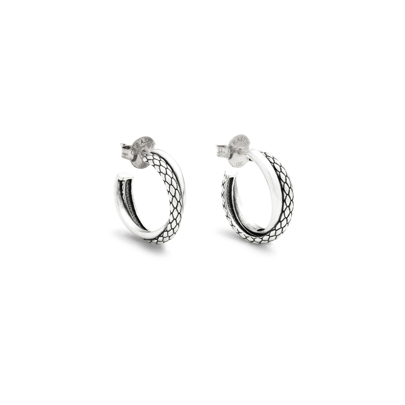 Texture Double Hoop Earrings
