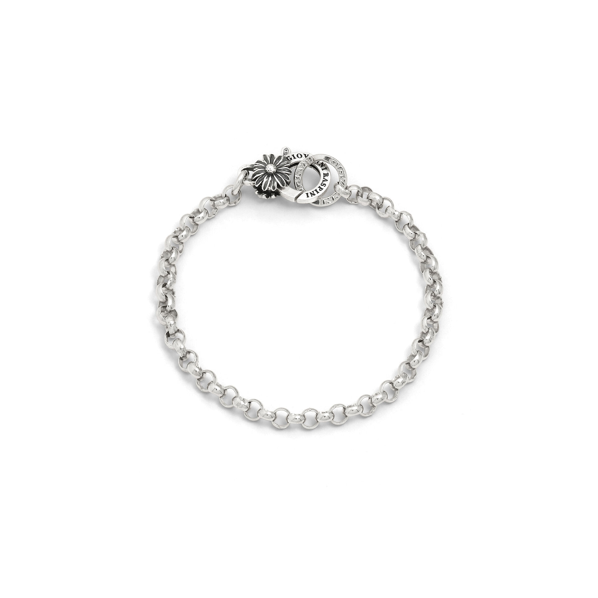 Bracelet avec Anneau Plat Fermoir Coccinelle image number 0