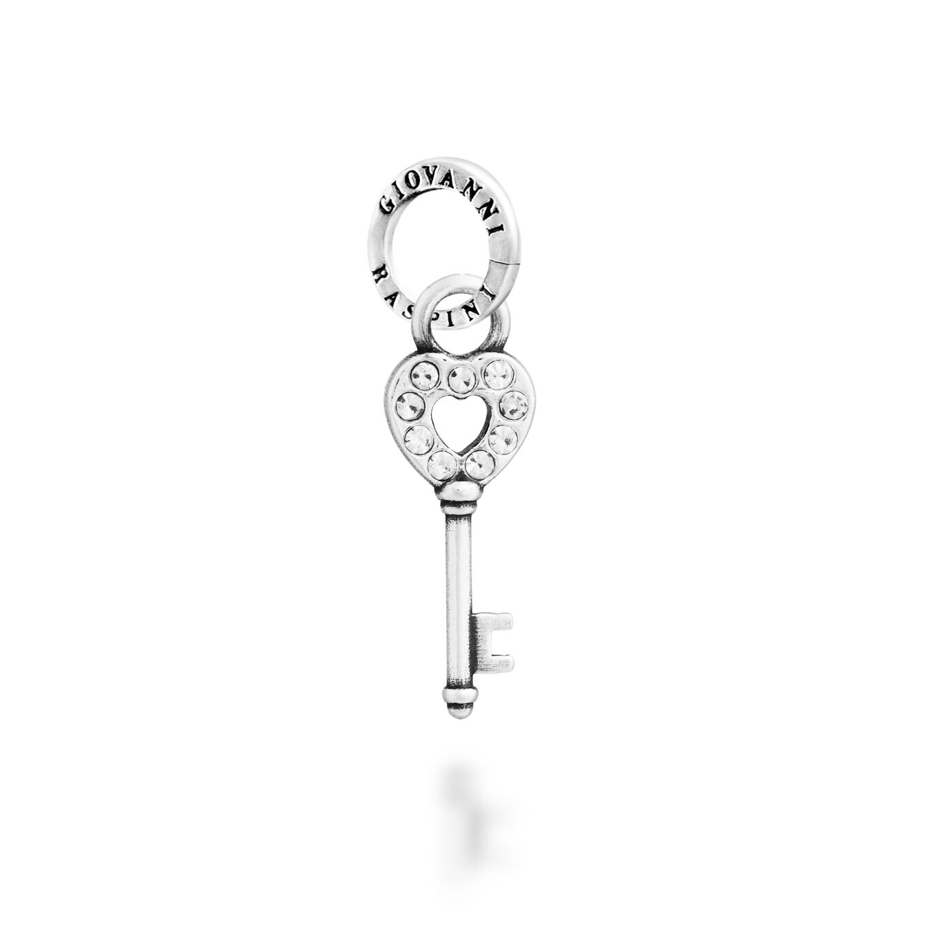 Key Crystal Charm
