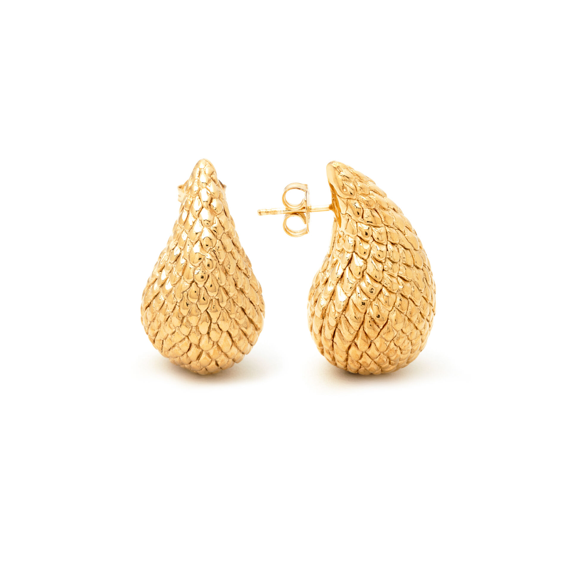 Snake Droplet Earrings image number 2