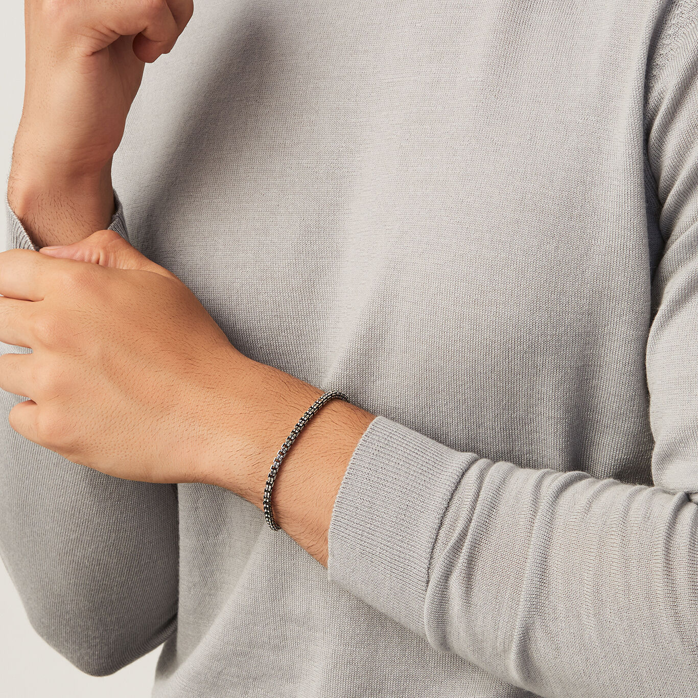 Bracelet Maille Carr&eacute;e Petit Mod&egrave;le