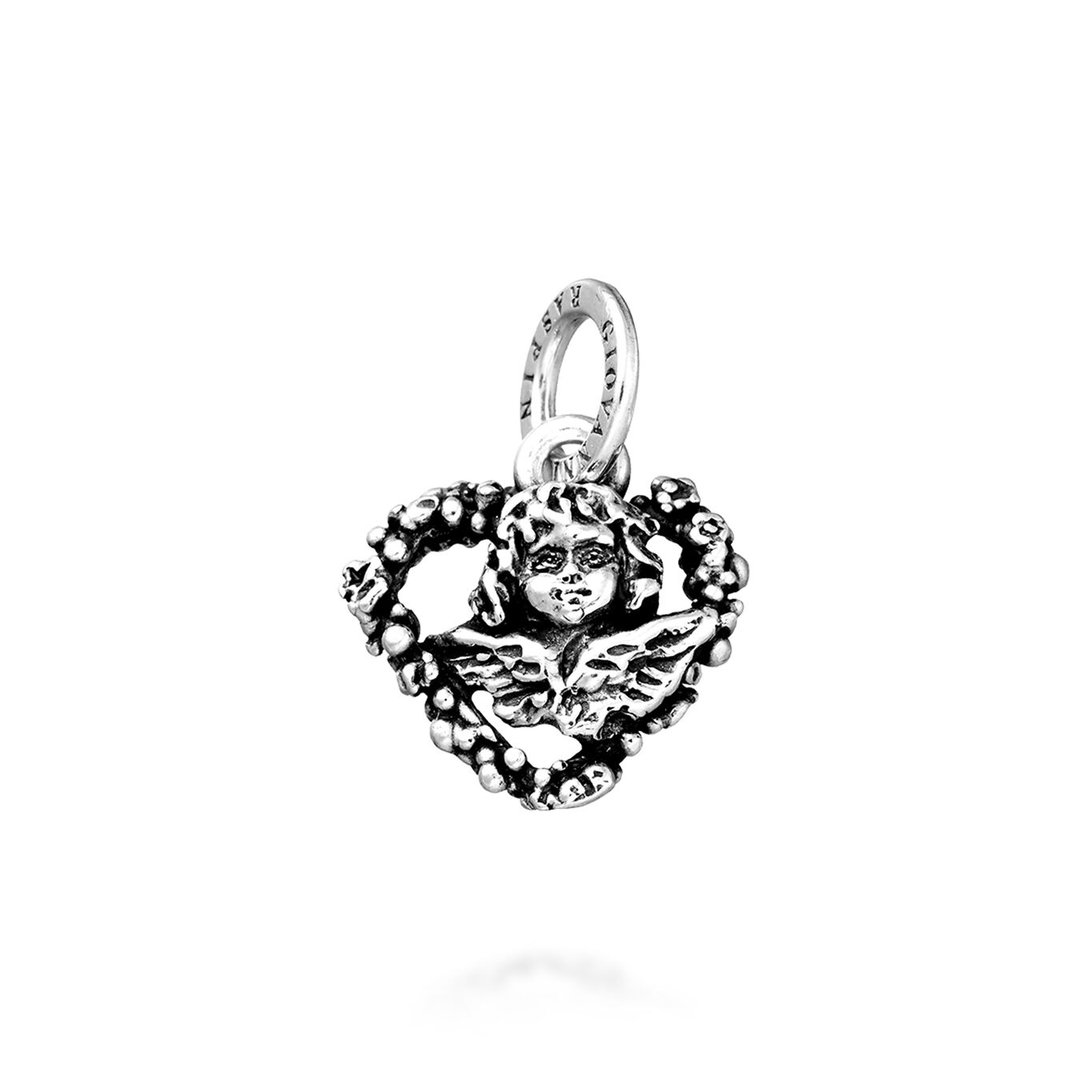 Angel On Heart Charm