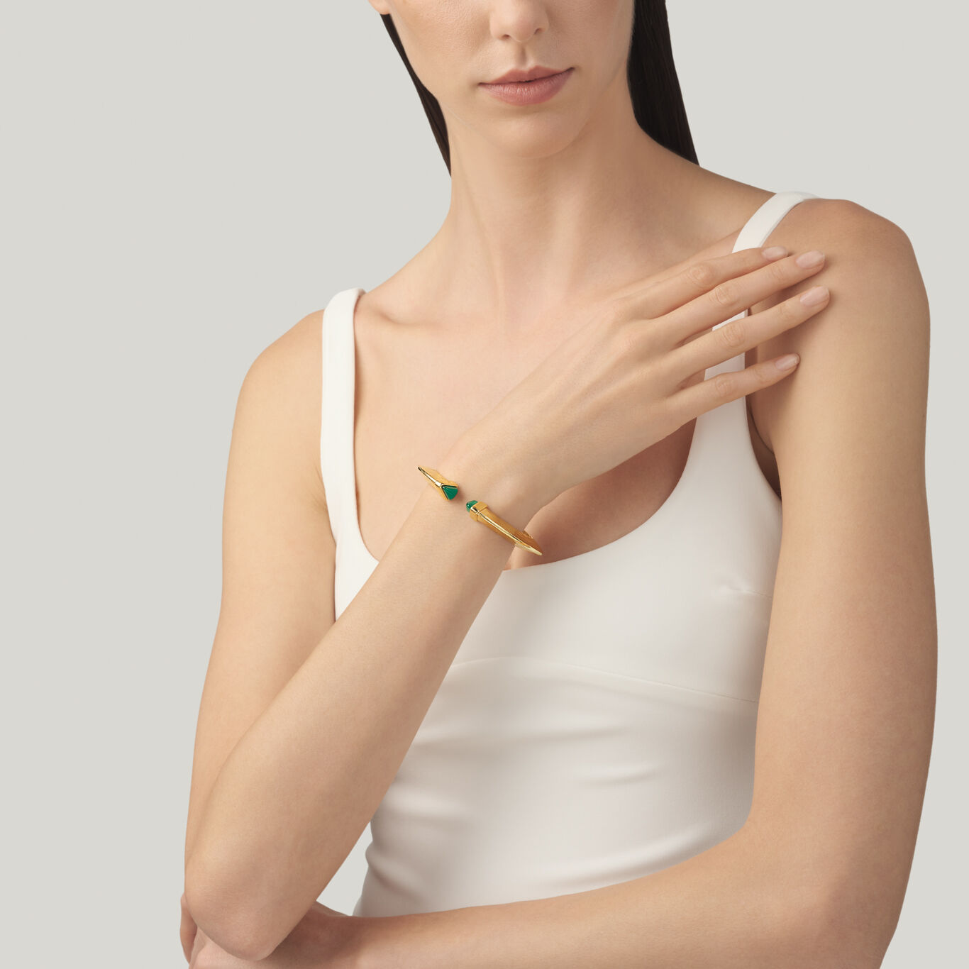Green Blade Bangle