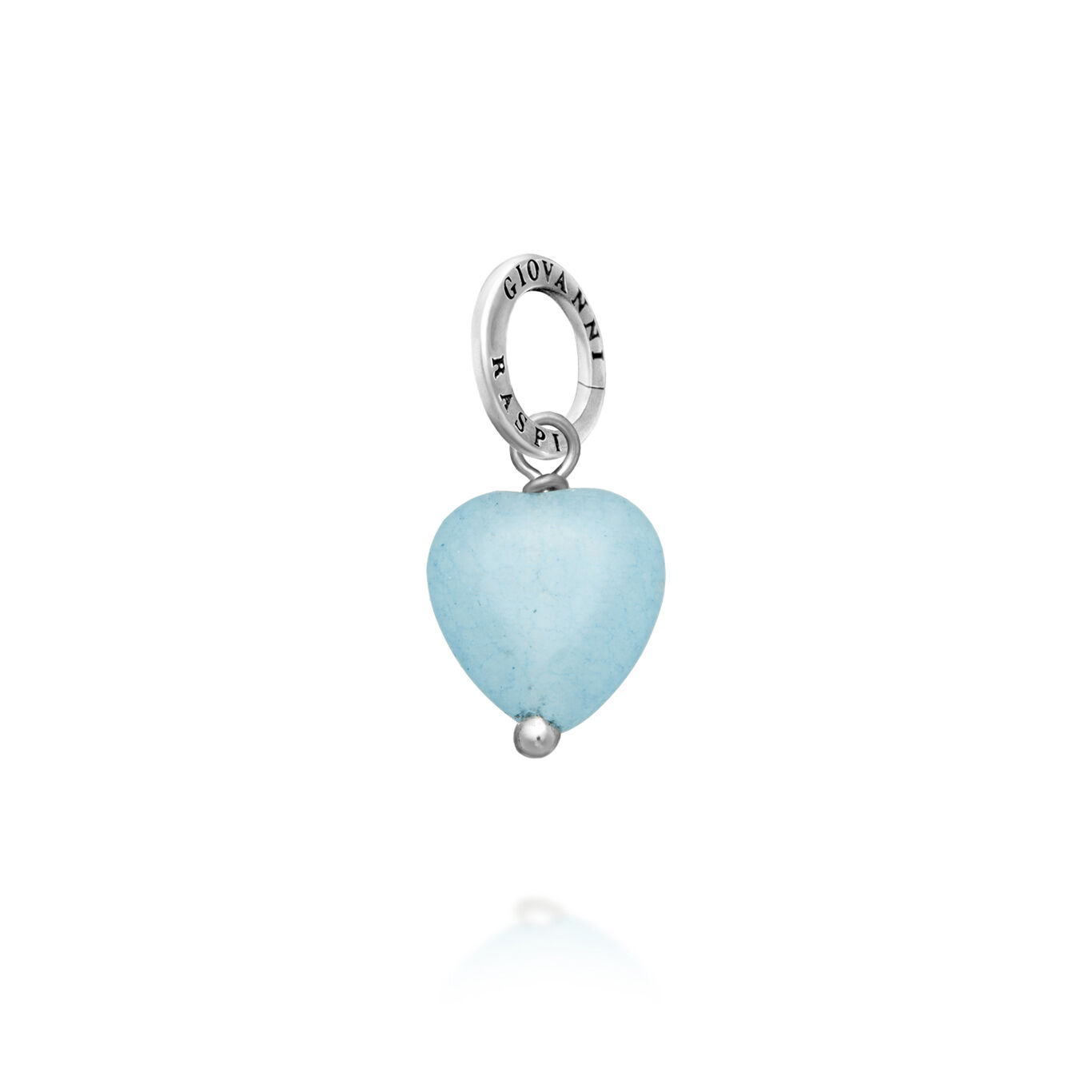 Angelite Heart Charm