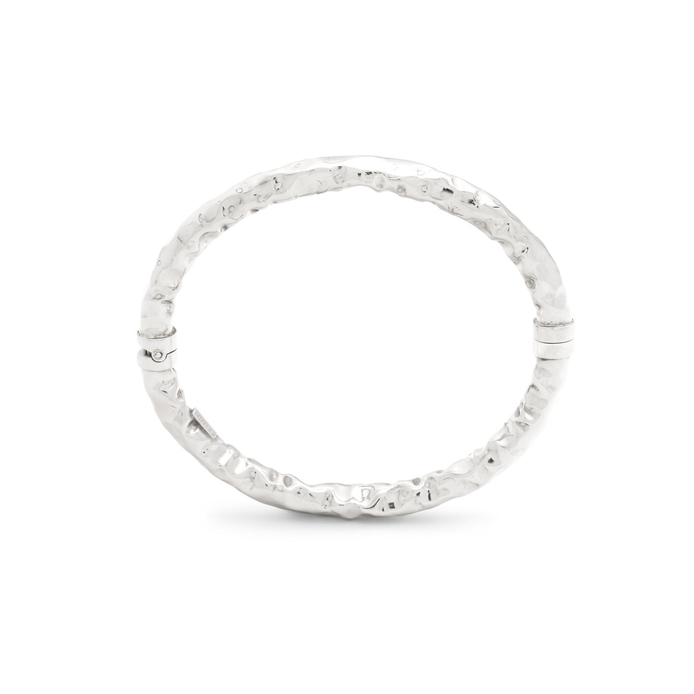 Bracelet Stone, petit mod&egrave;le, Bracelet rigide en argent massif_image number 2_Giovanni Raspini