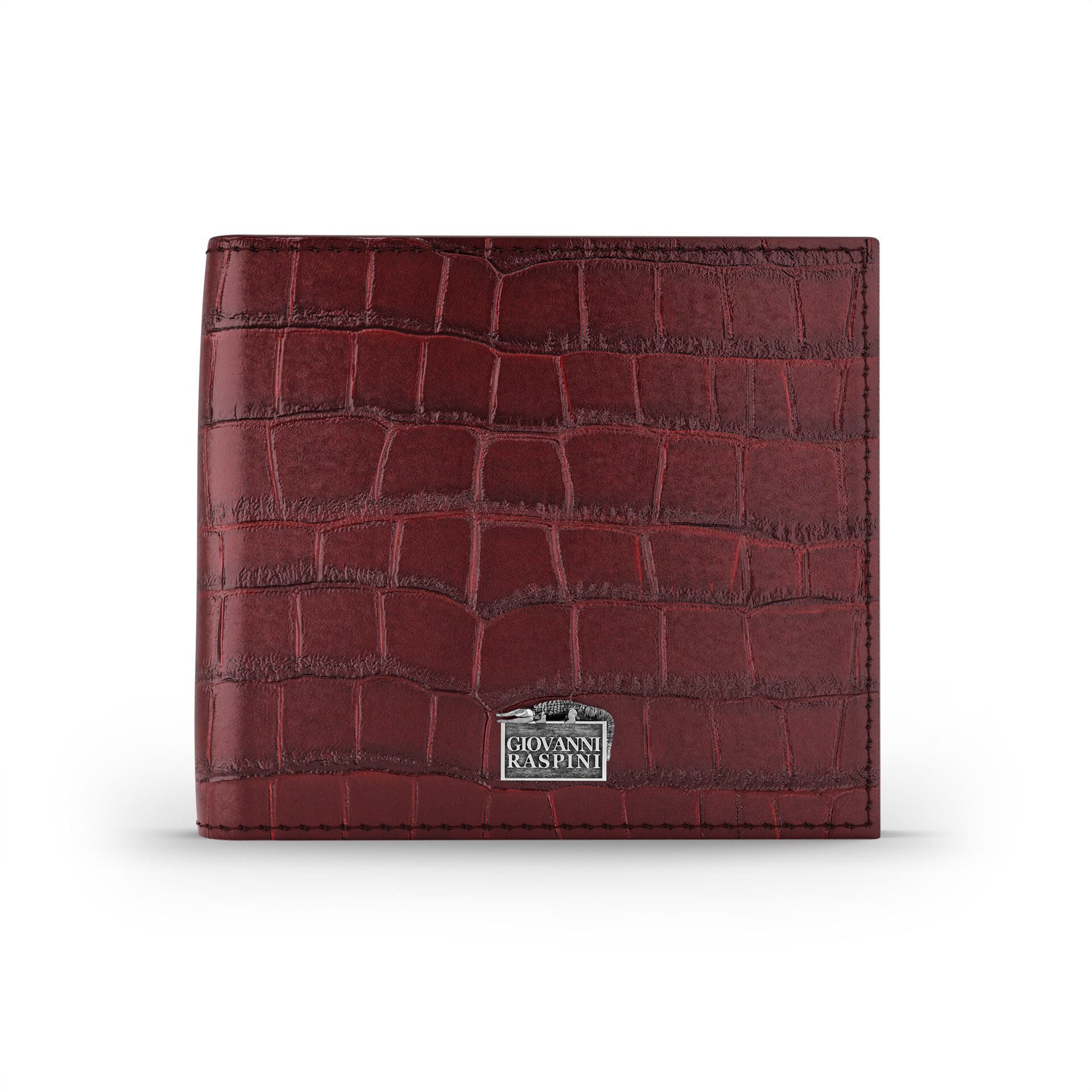 Black Croco Leather Wallet image number 0