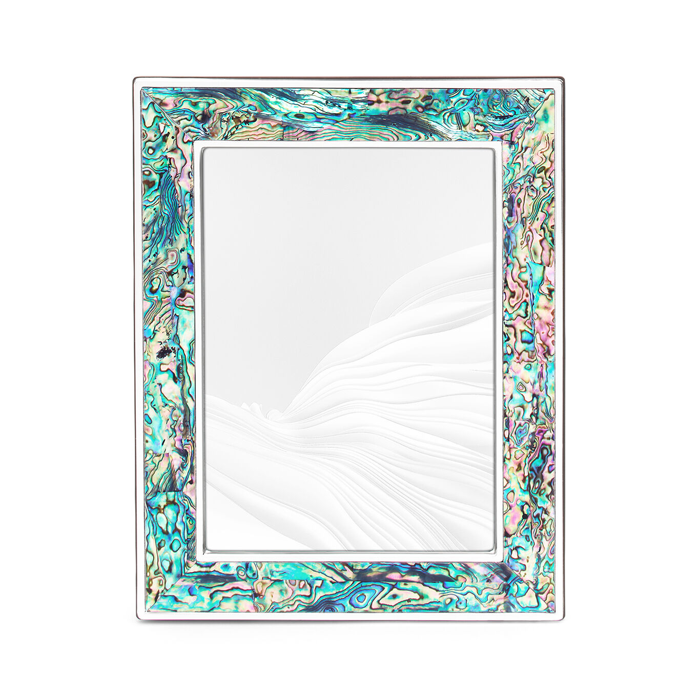 Abalone Medium Frame, Abalone and silver frame_image number 0_Giovanni Raspini