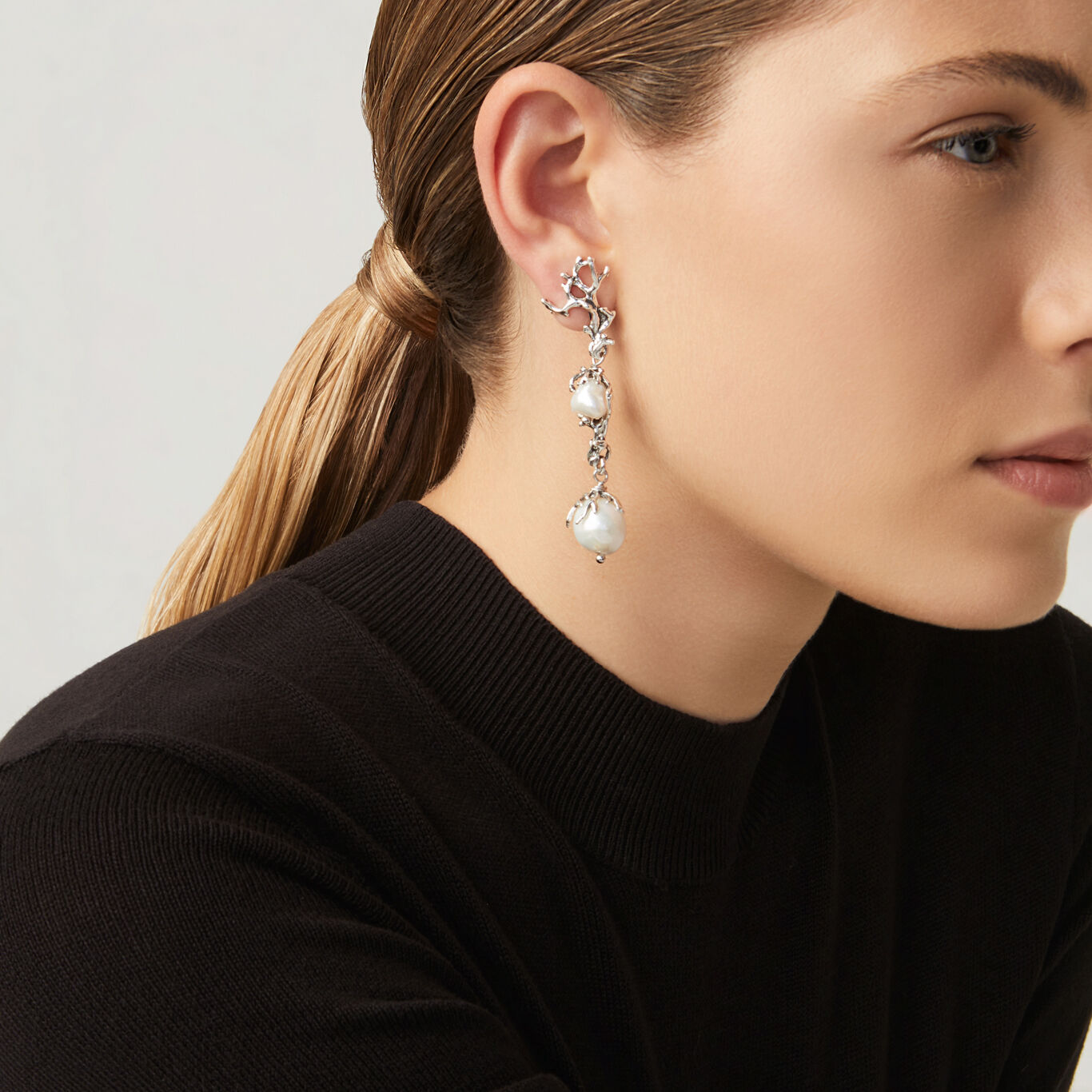 Boucles d'oreilles pendantes Mers du Sud