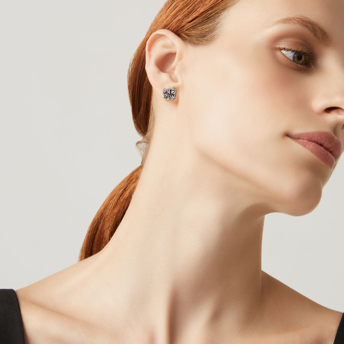 Bow Small Earrings, Earrings in Sterling Silver_image number 1_Giovanni Raspini