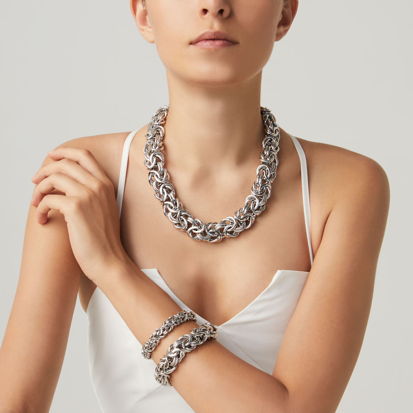 Caesar Bracelet, Bracelet in Sterling Silver_image number 2_Giovanni Raspini