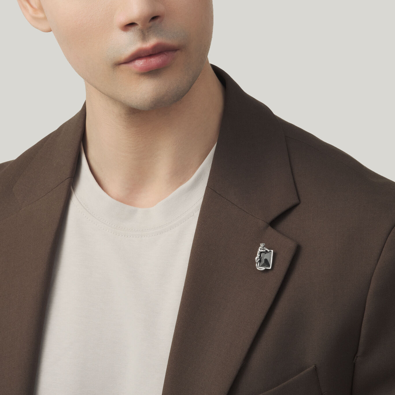 Broche Panthère Noire