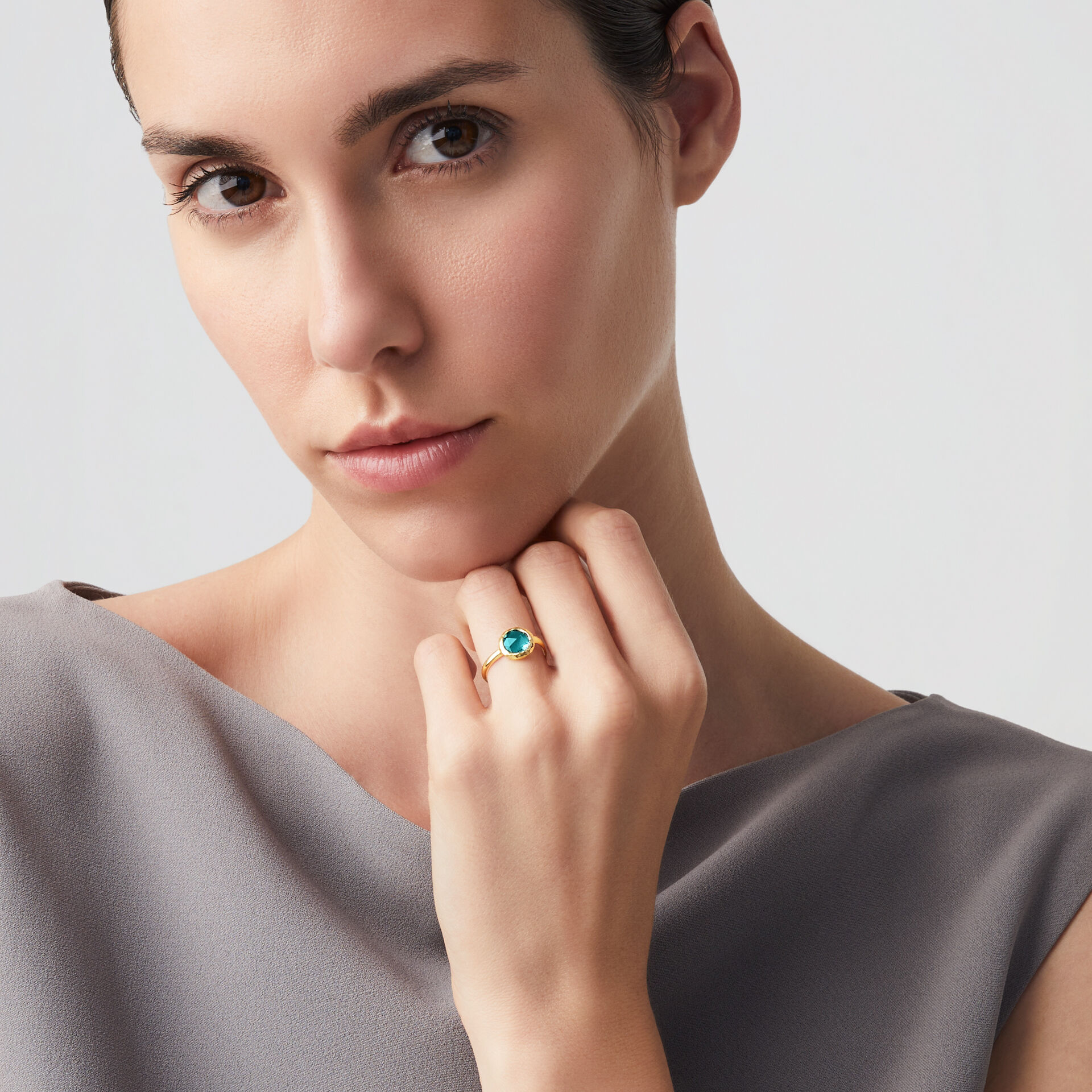 Blue Loop Ring image number 1