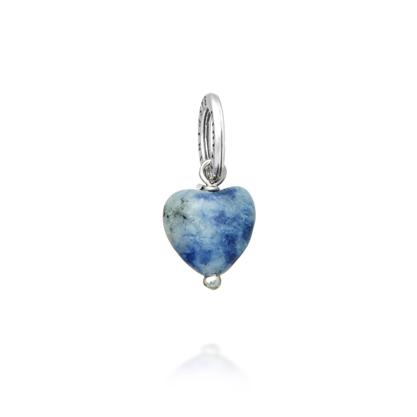 Sodalite Heart Charm
