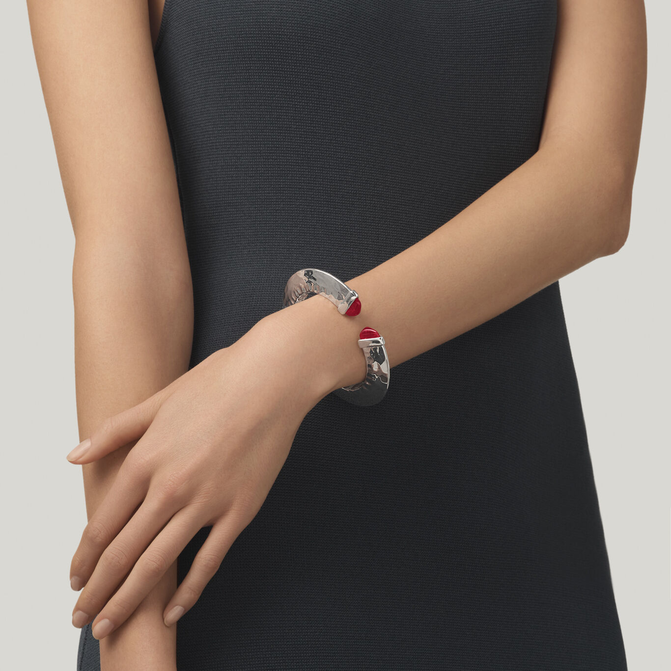 Red Blade Big Bangle