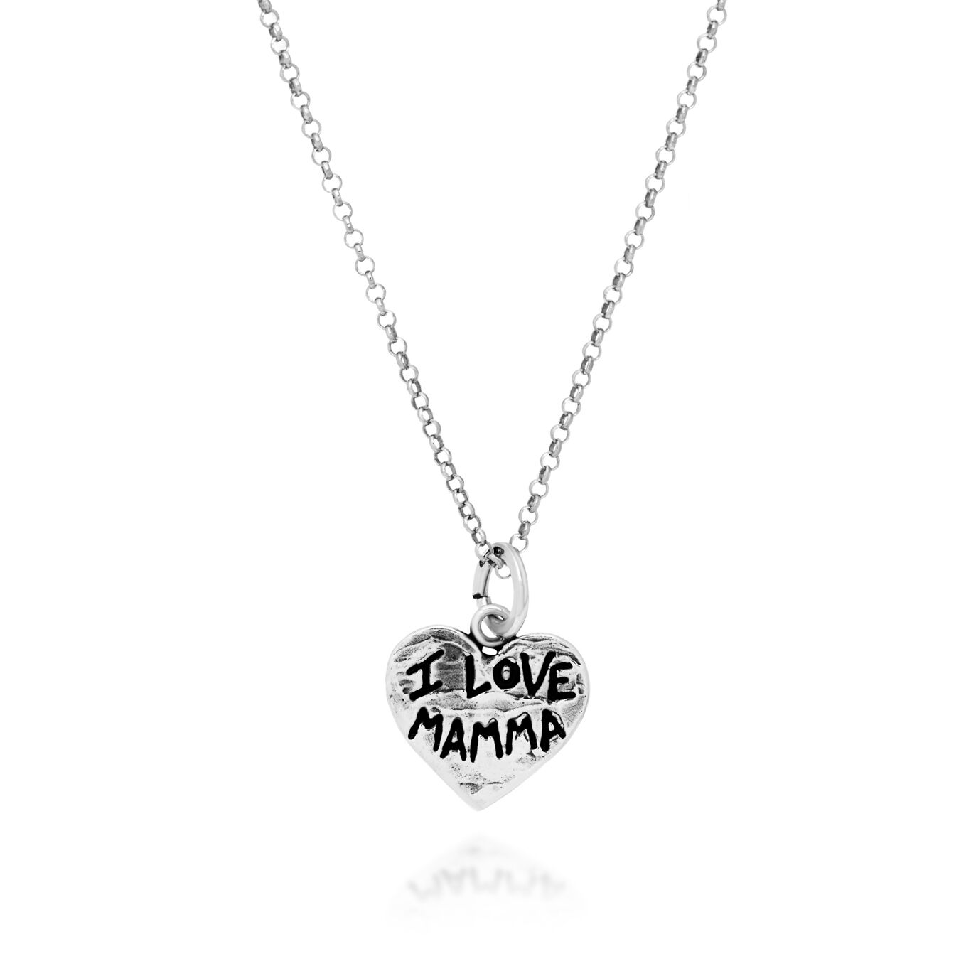 Mother's heart necklace