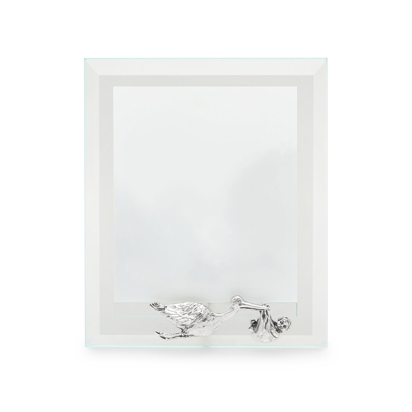 New Born Light Frame, Bevelled glass and silver frame_image number 0_Giovanni Raspini