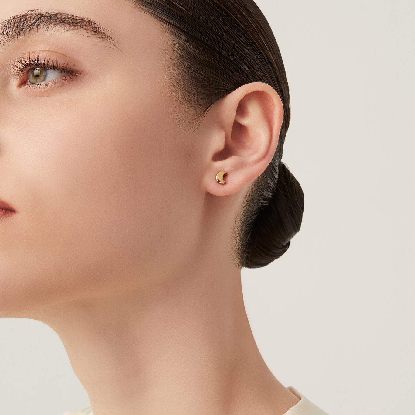 Boucles D’oreilles Lune Mini Modèle
