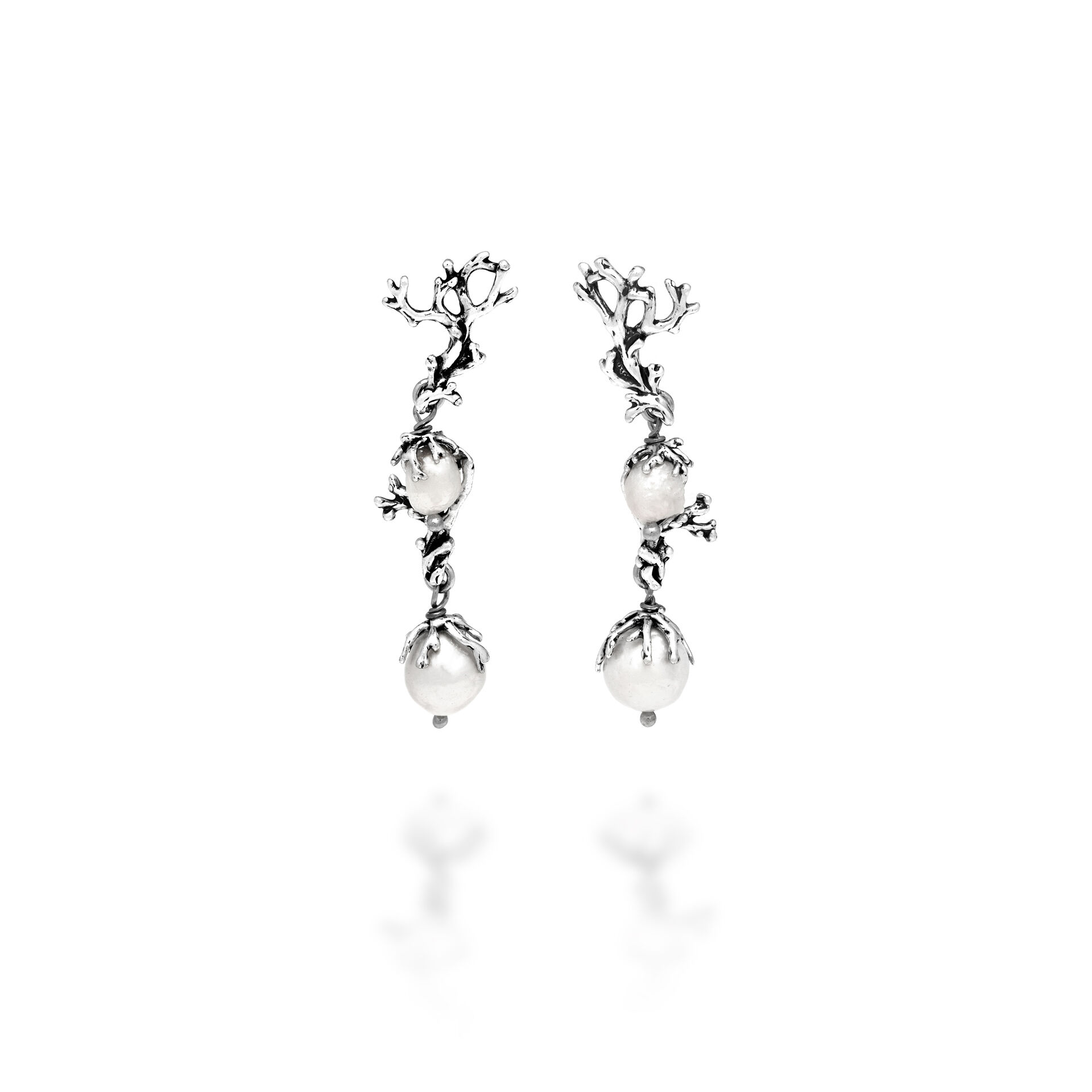 Southern Sea Long Earrings image number 0