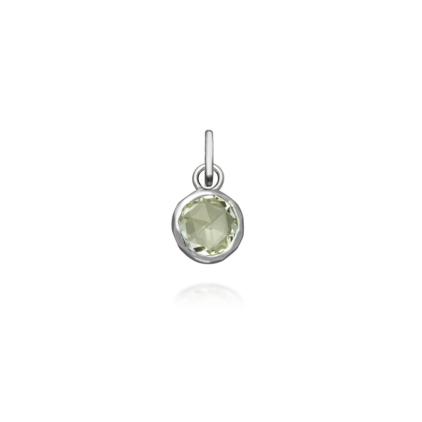Mini Charm Crystal Limettengr&uuml;n