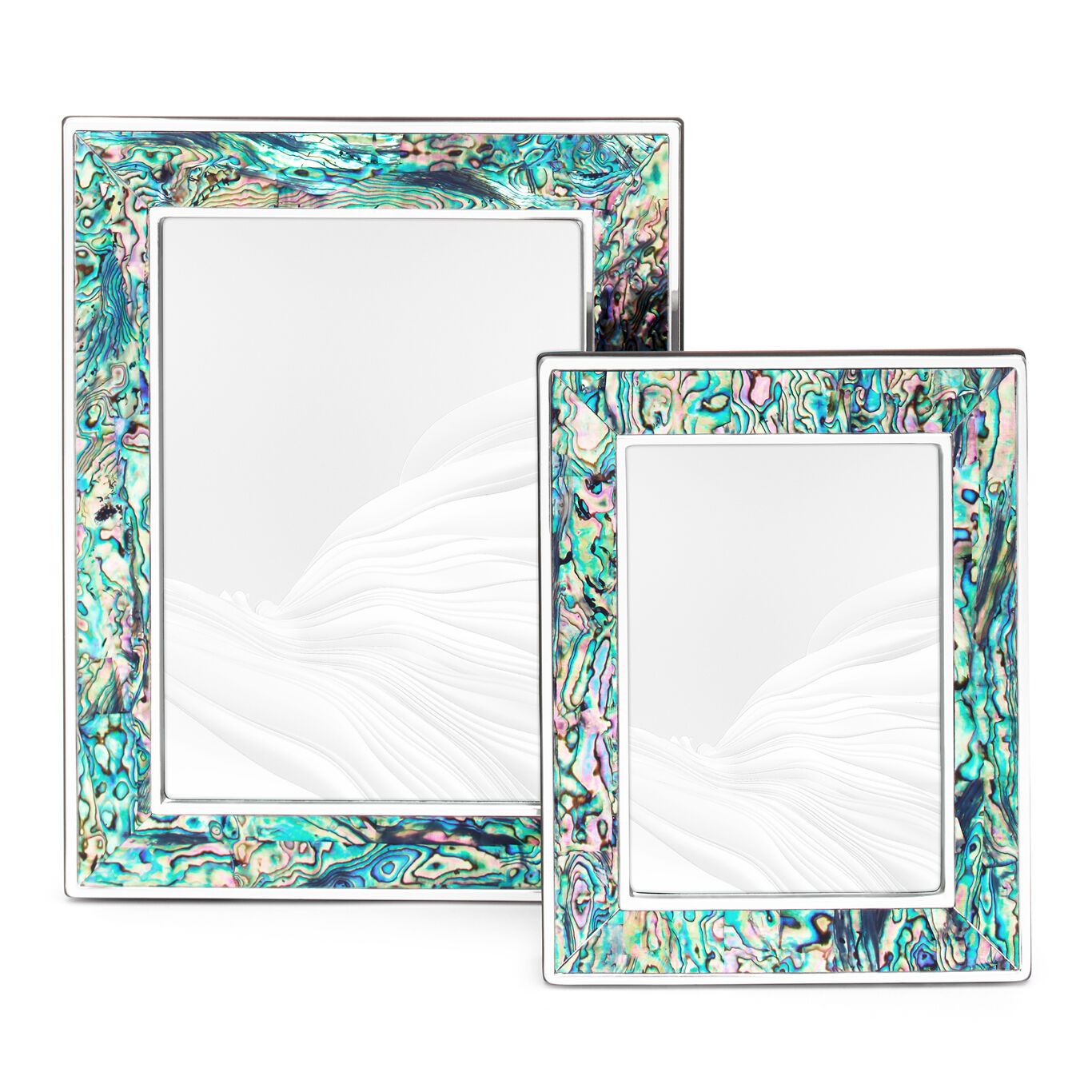Abalone Small Frame, Abalone and silver frame_image number 2_Giovanni Raspini