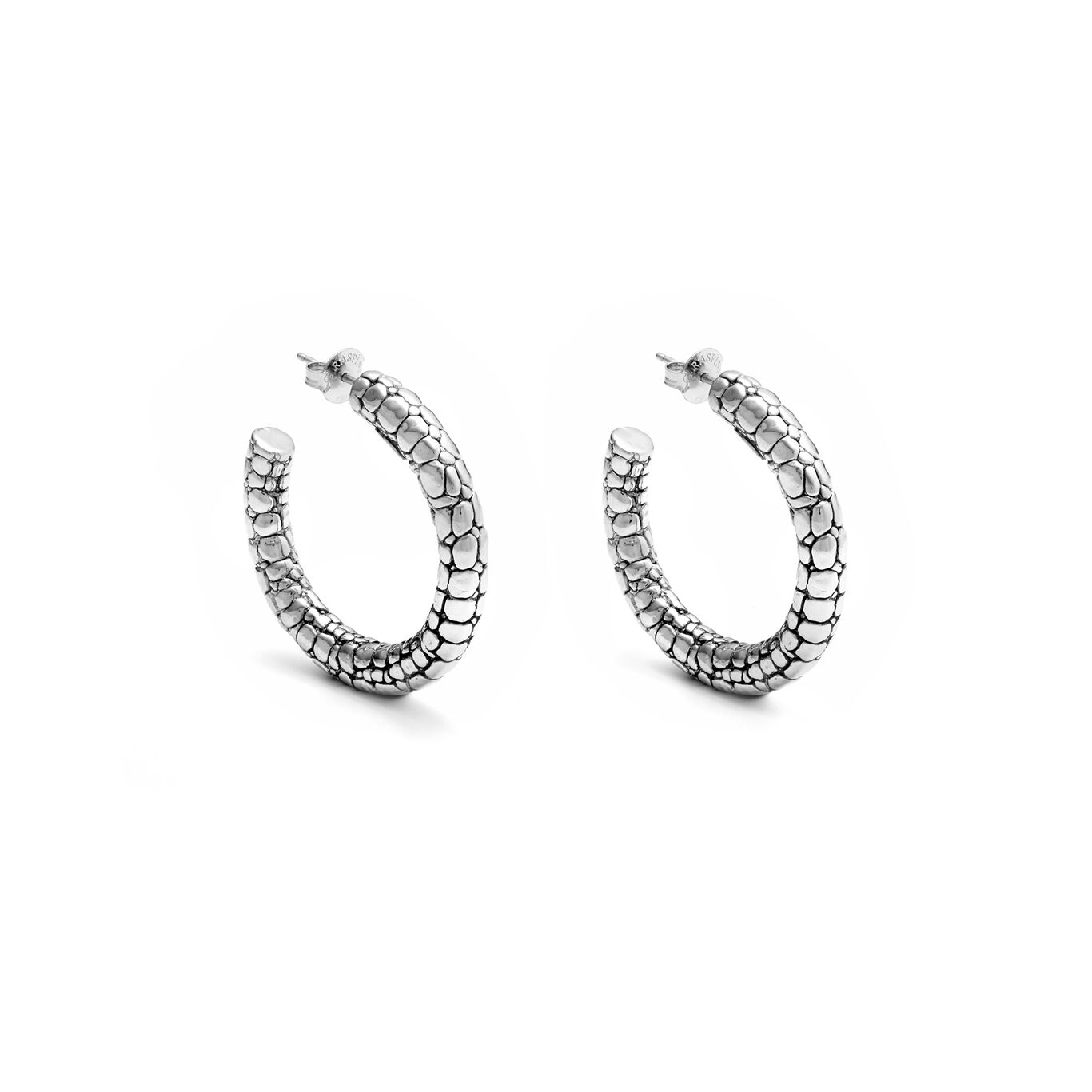 Croco Hoop Earrings