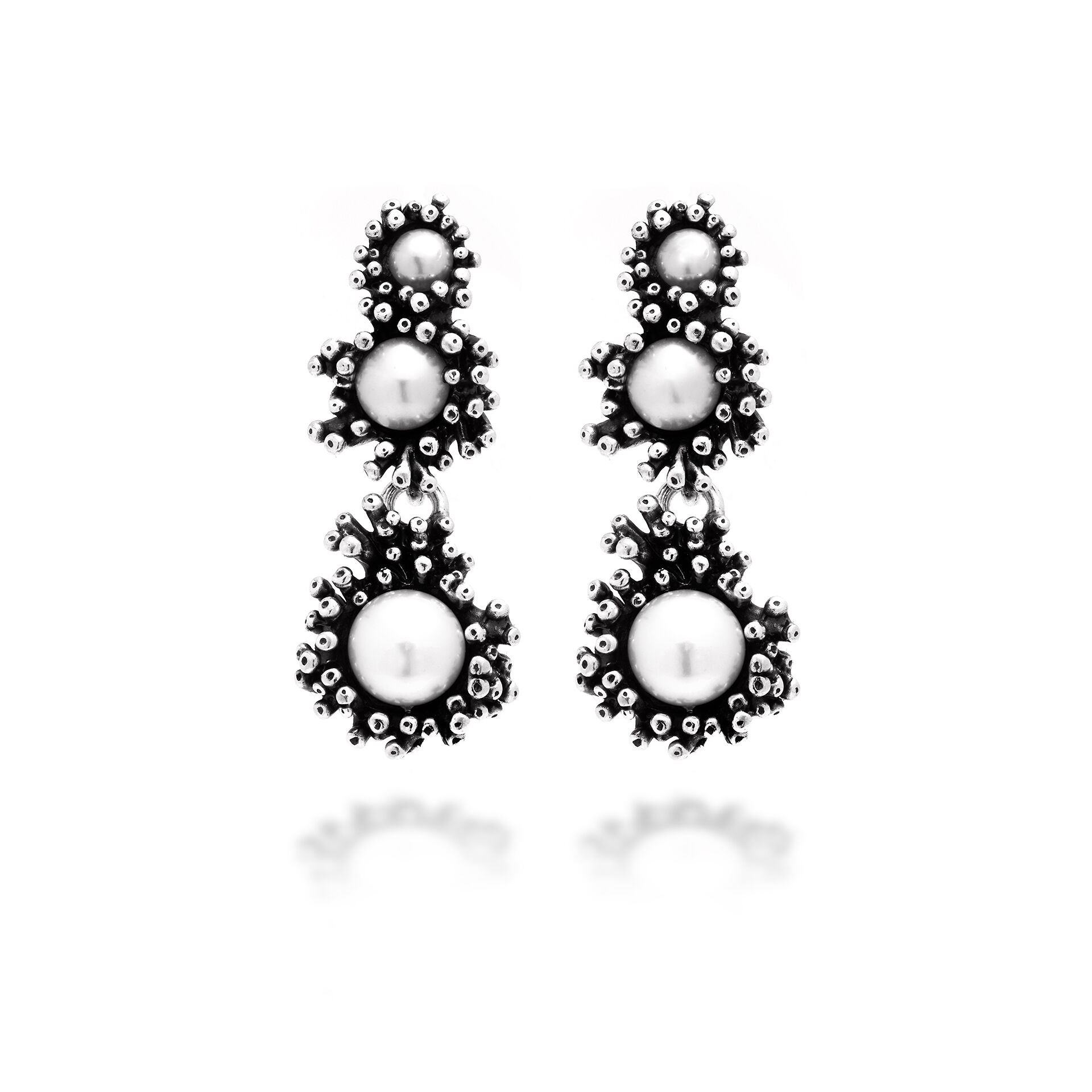 Boucles d&rsquo;oreilles pendantes An&eacute;mone image number 0