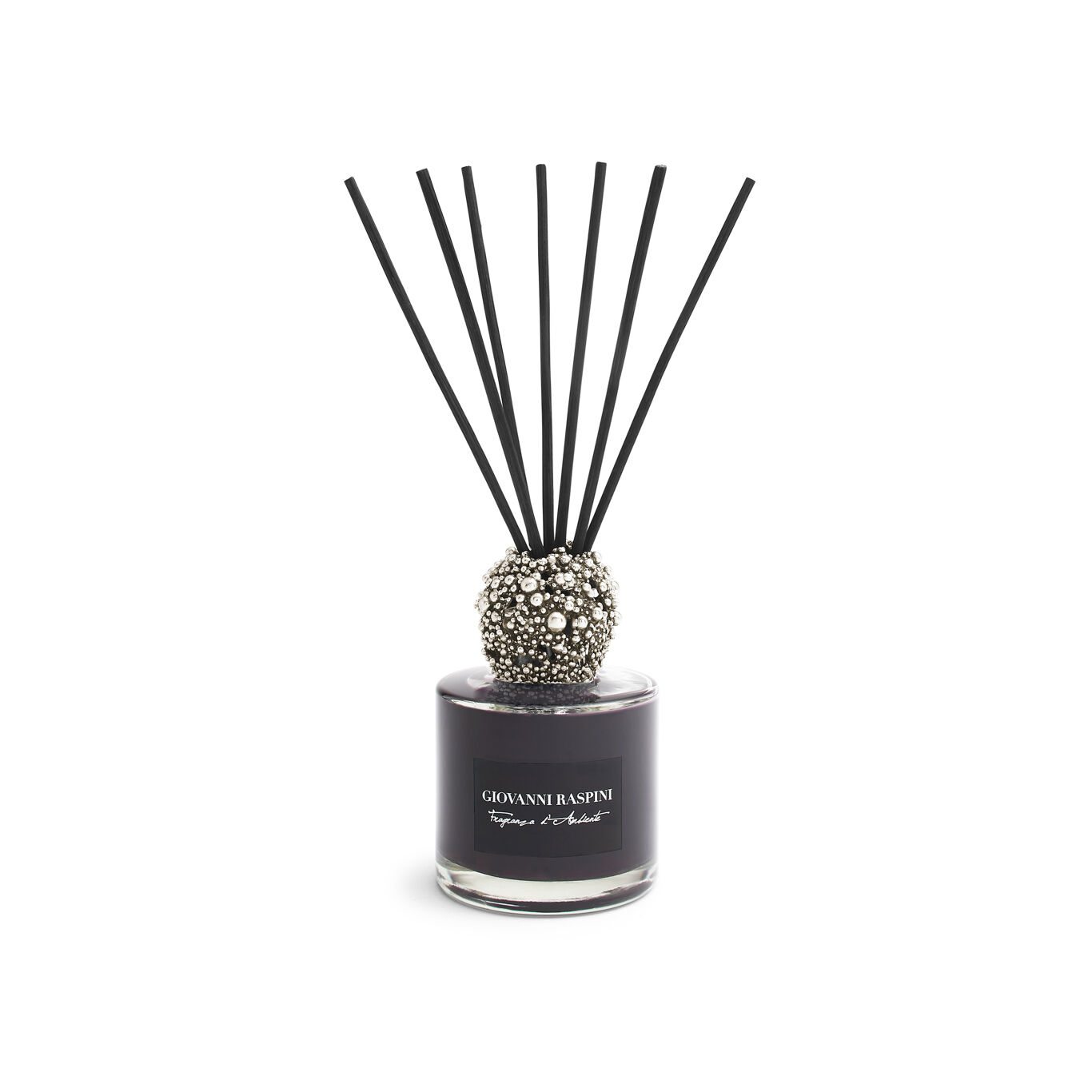 Perlage Diffuser, Room fragrance Nero Divino with bronzobianco decoration_image number 1_Giovanni Raspini