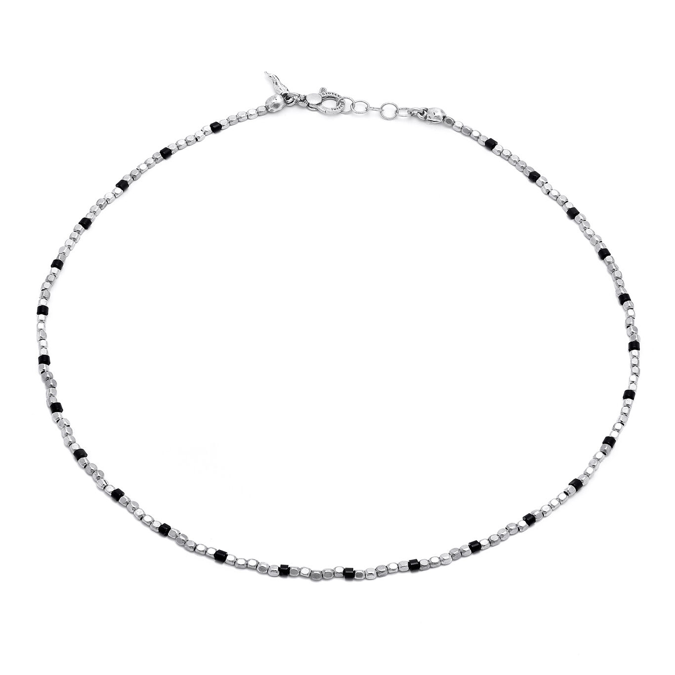 Halskette W&uuml;rfel Und Onyx