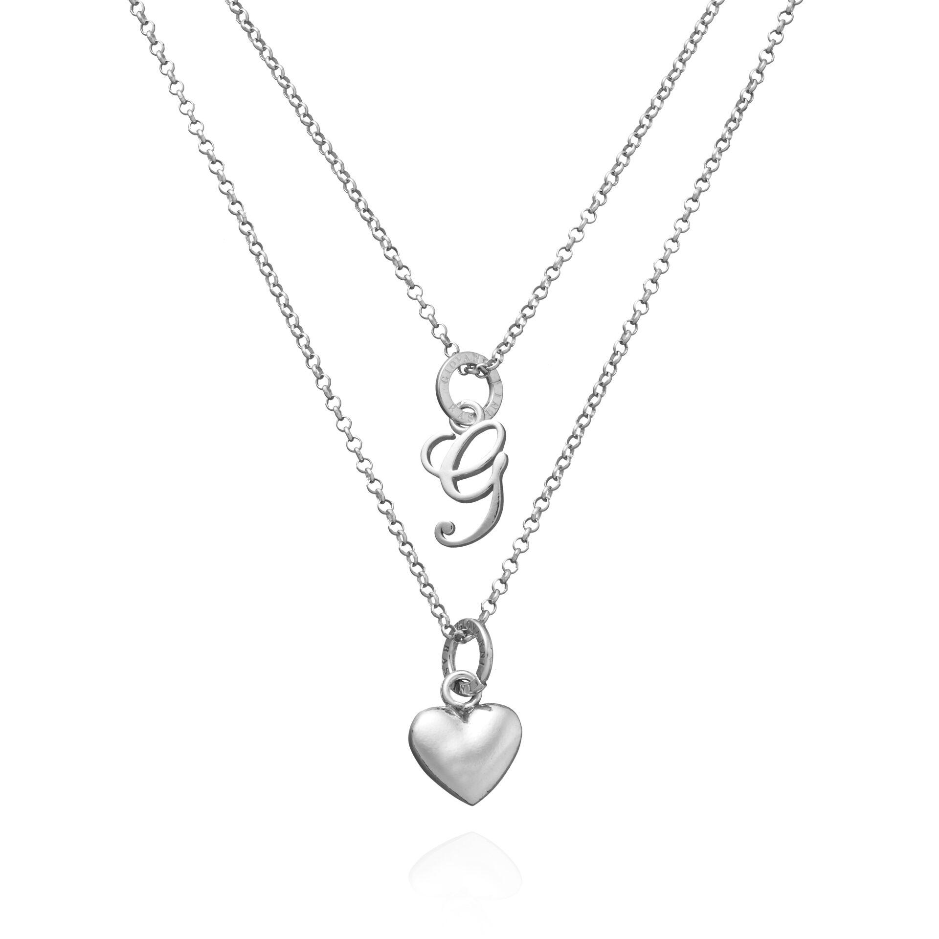 Collana Cuore e Lettera G image number 0