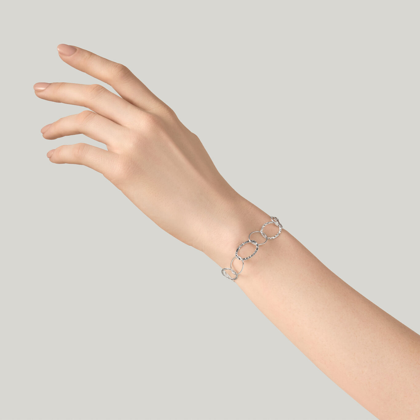 Bracciale Maglia Alternata