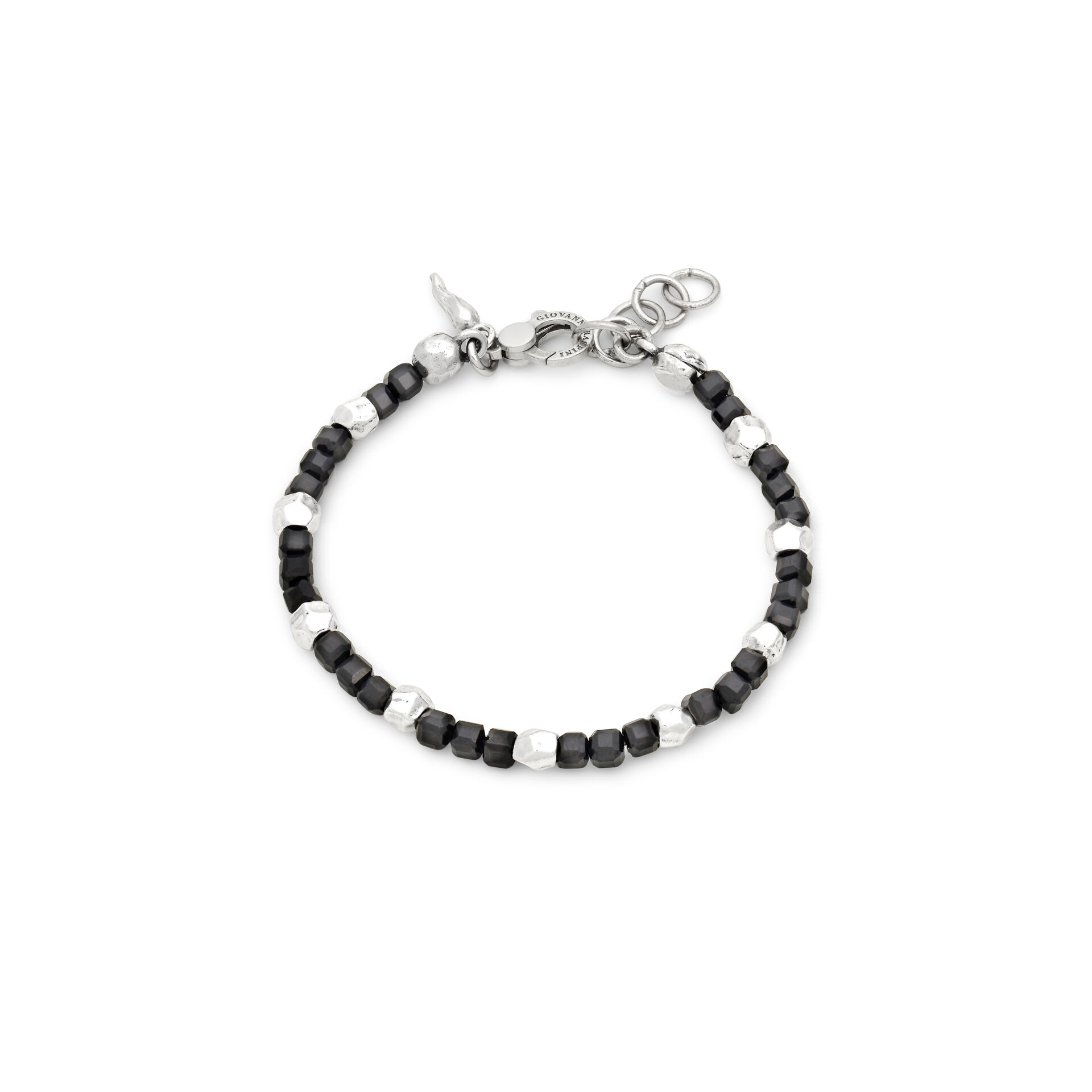 Black Spinel Dice Bracelet image number 0