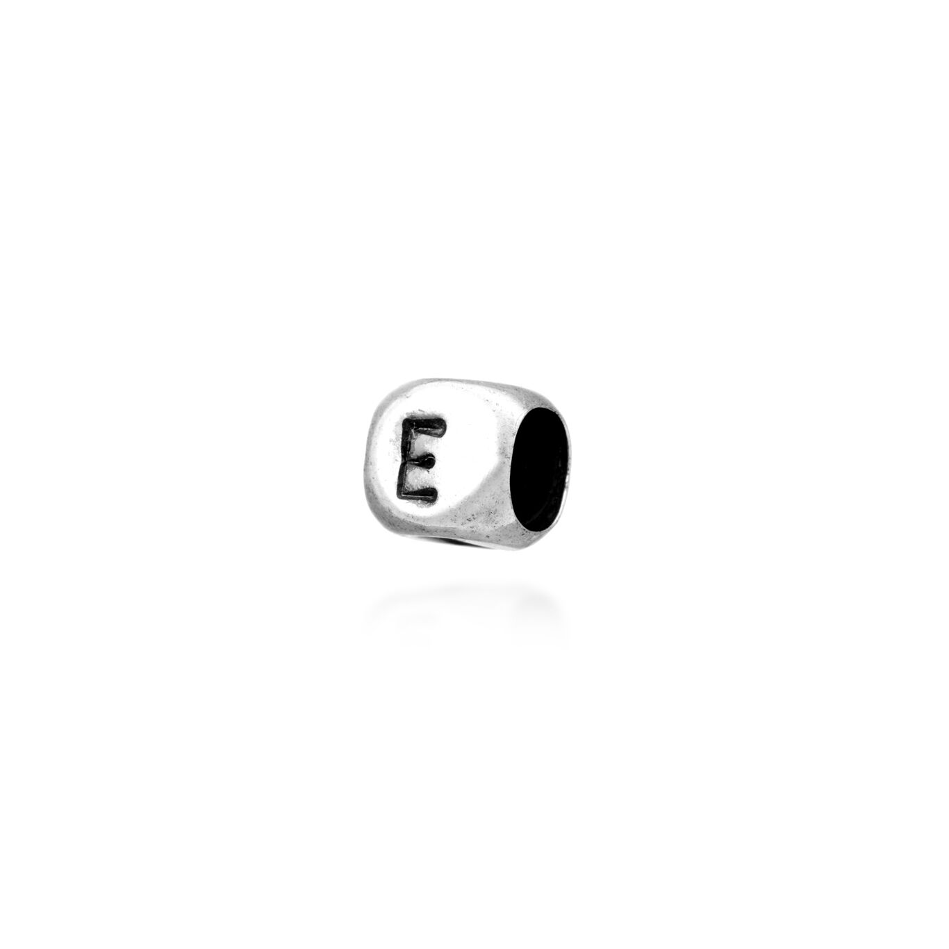 E Bead, Charm in Sterling Silver_image number 0_Giovanni Raspini