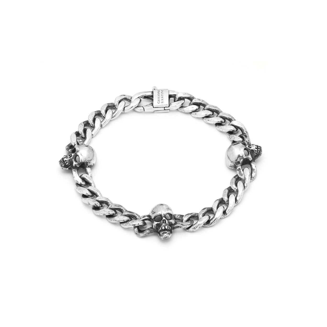 Skulls Curb Chain Bracelet