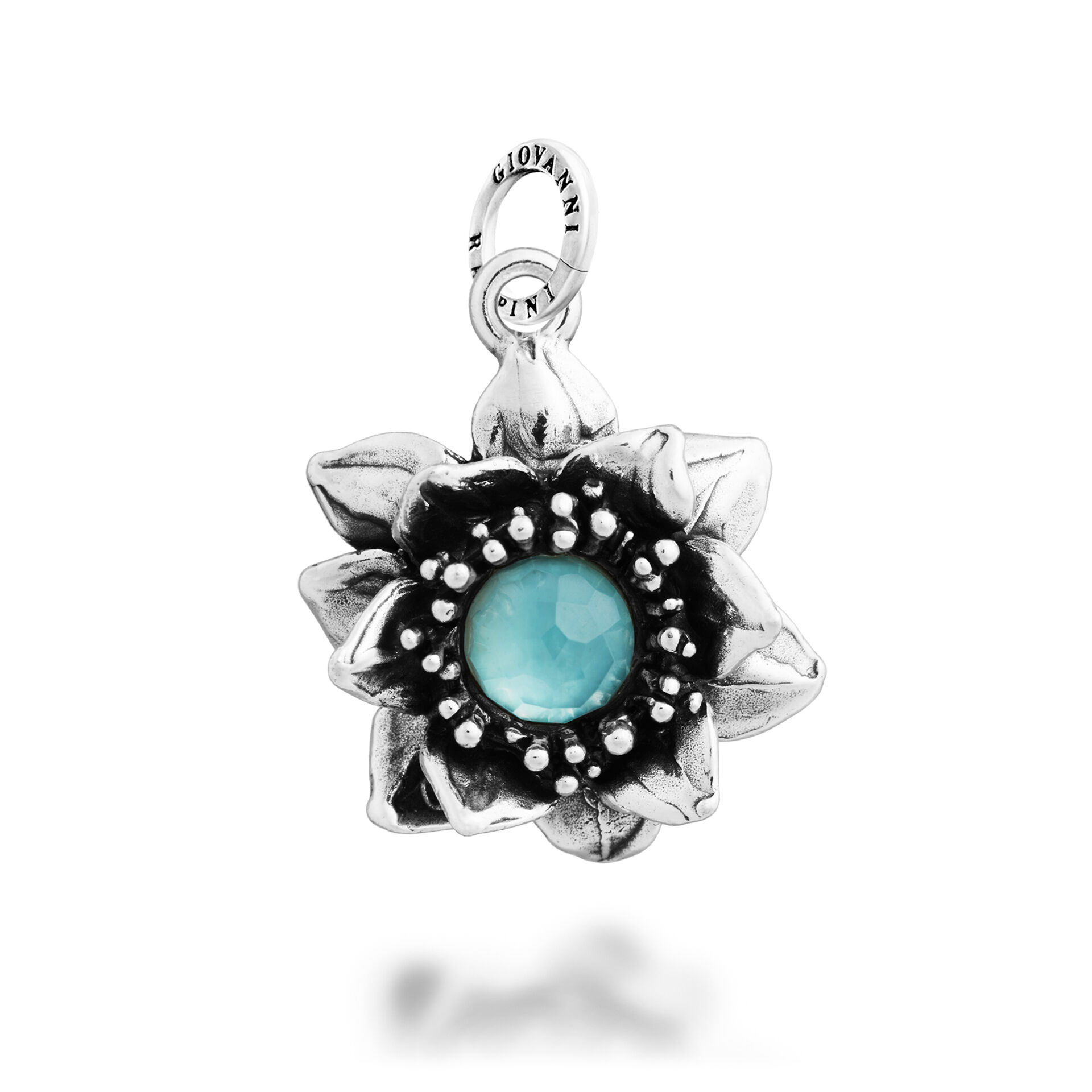 Cabochon Water Lily Charm image number 0