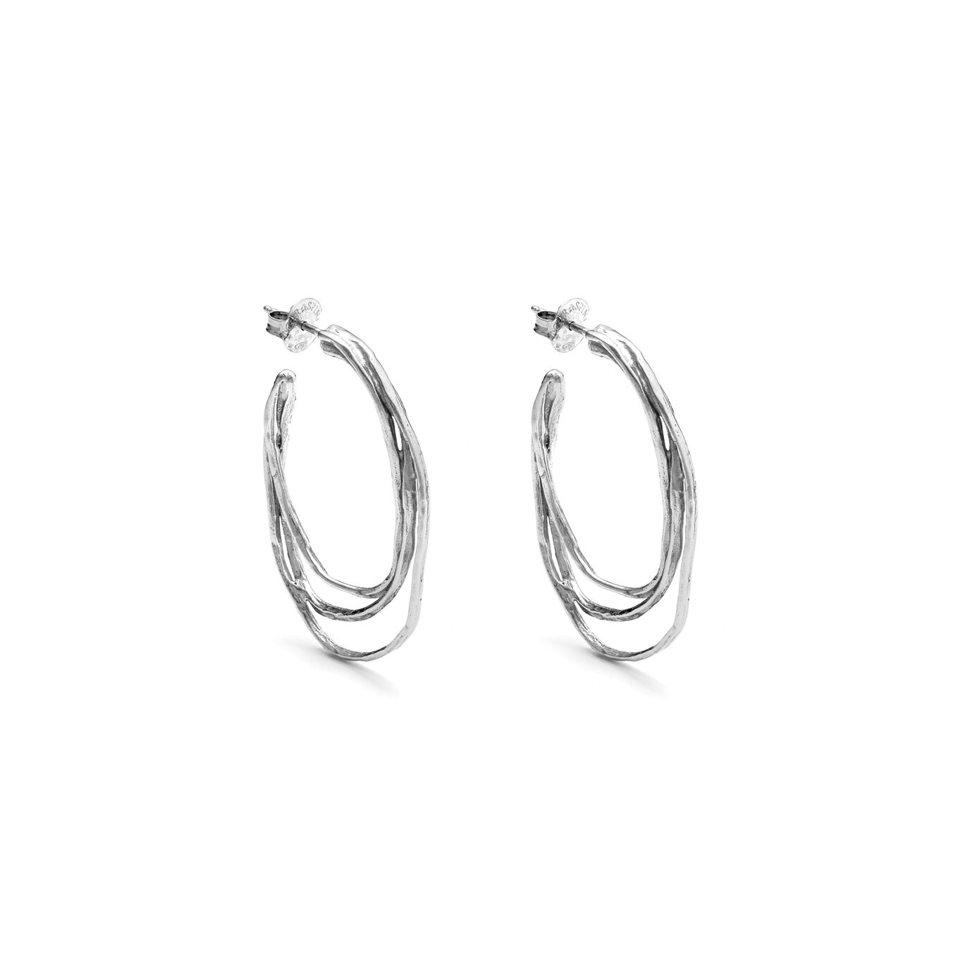 Pendientes Aire, Aros de Plata 925_image number 0_Giovanni Raspini